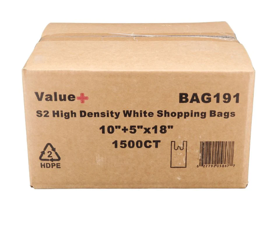 Value+ - S2 High Density - White Shopping Bags - Image 3