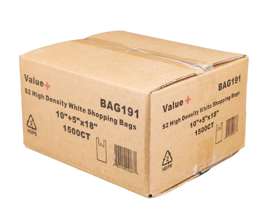 Value+ - S2 High Density - White Shopping Bags - Image 5