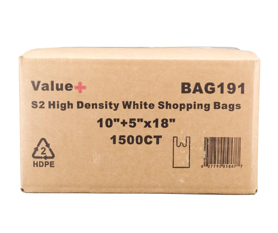 Value+ - S2 High Density - White Shopping Bags - Image 6