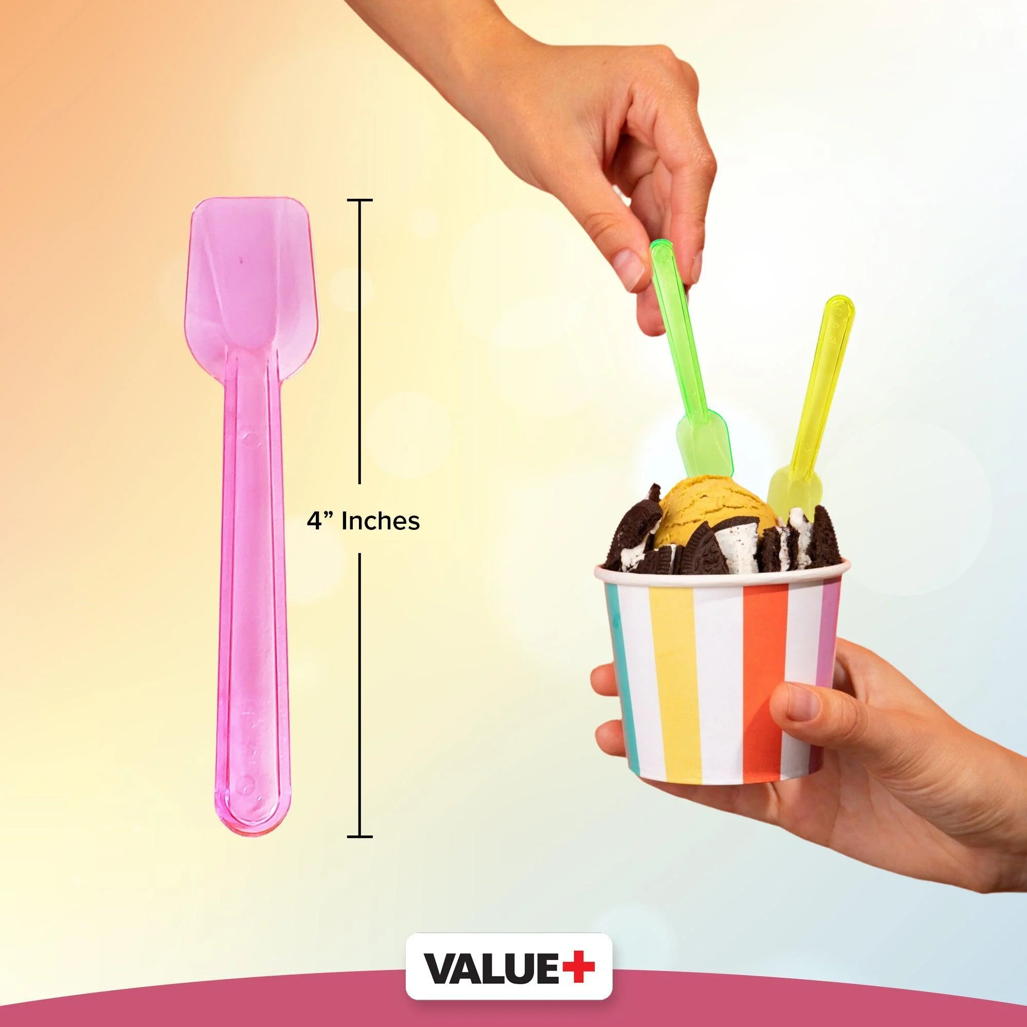 Value+ - Taster Spoon, Assorted Colours - Retail Pack - RP4007 - Image 3