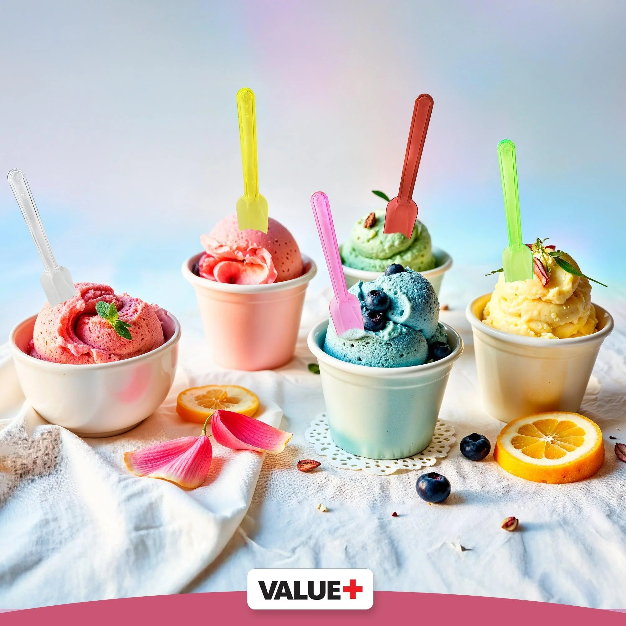 Value+ - Taster Spoon, Assorted Colours - Retail Pack - RP4007 - Image 5