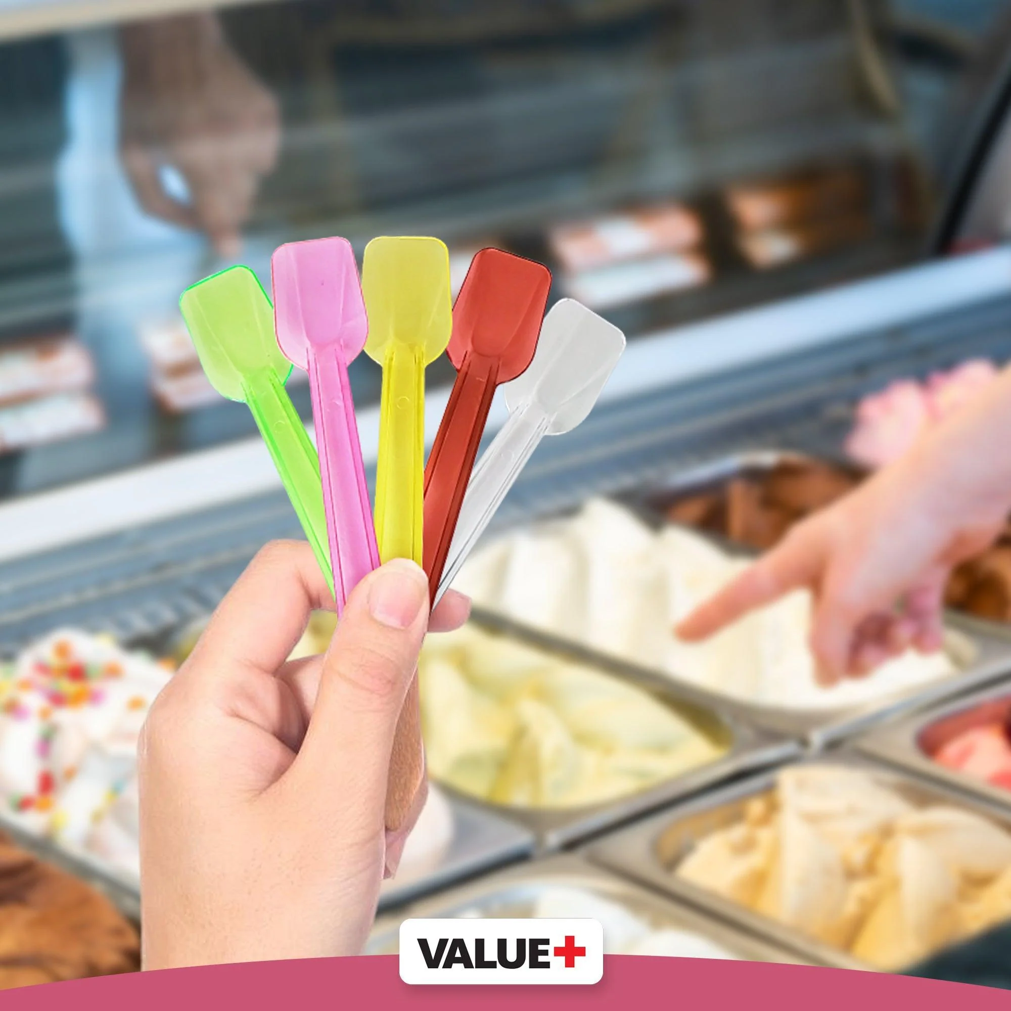 Value+ - Taster Spoon, Assorted Colours - Retail Pack - RP4007 - Image 6