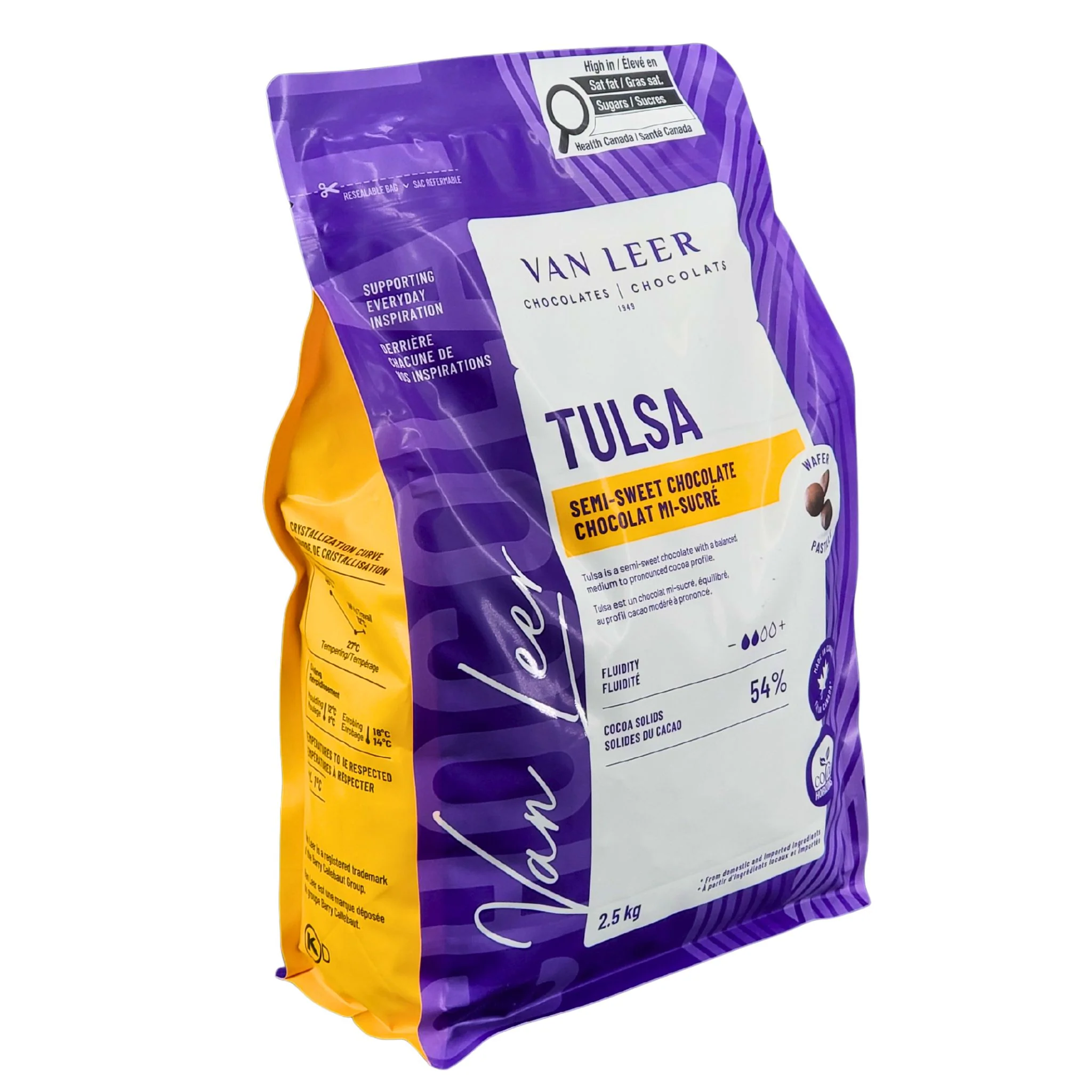 Van Leer - Dark Tulsa Chocolate - 2.5 kg - Image 2
