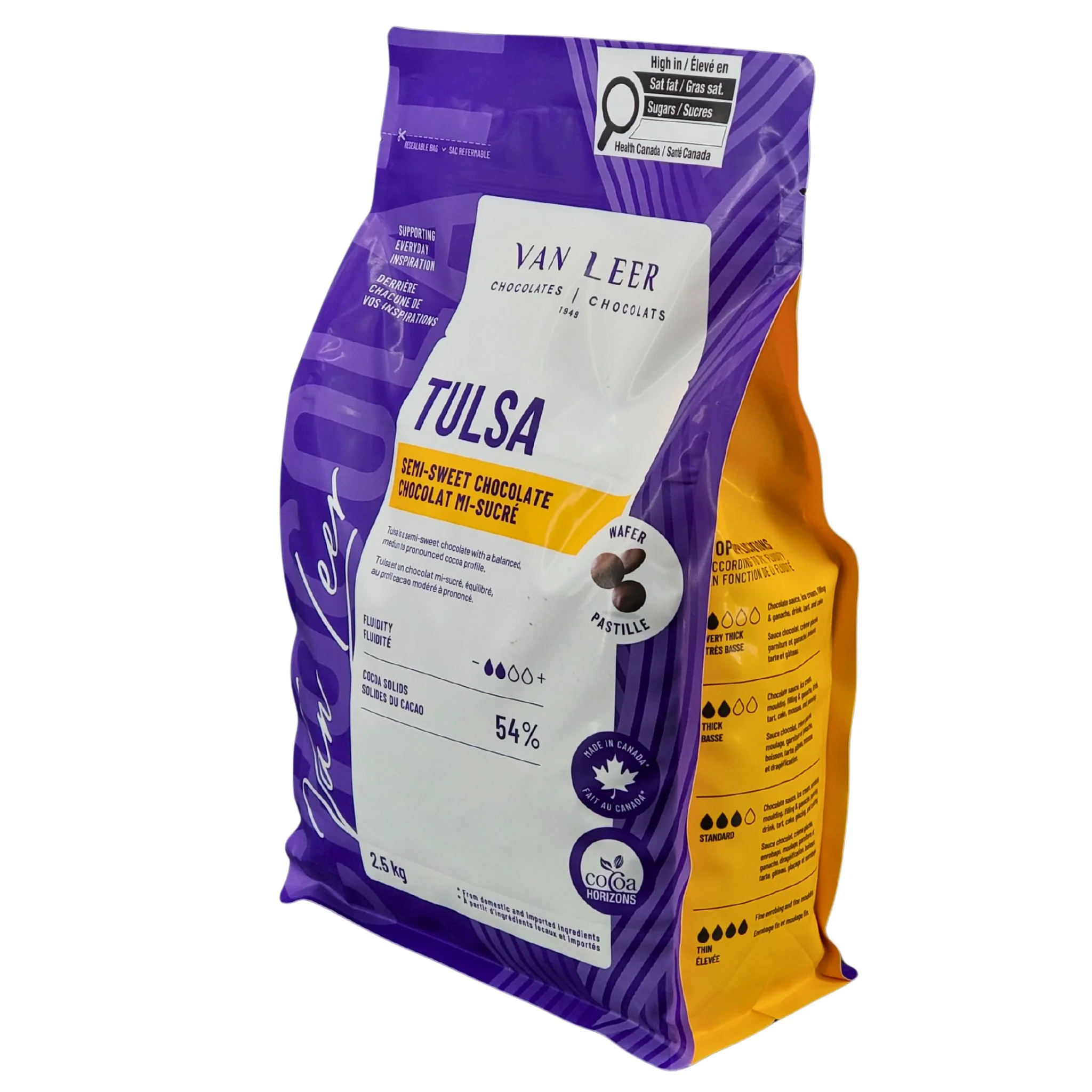 Van Leer - Dark Tulsa Chocolate - 2.5 kg - Image 3