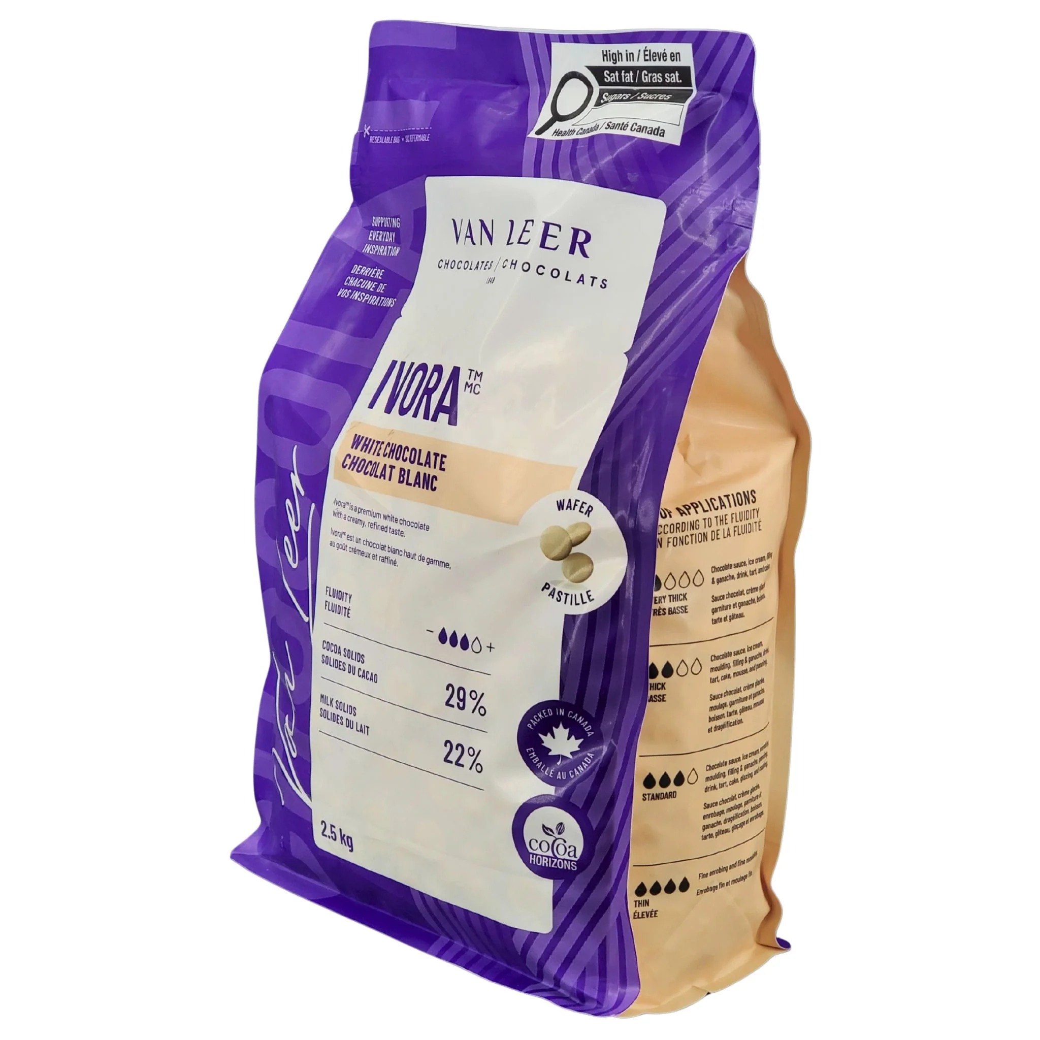 Van Leer - White Chocolate - 2.5kg - Image 3