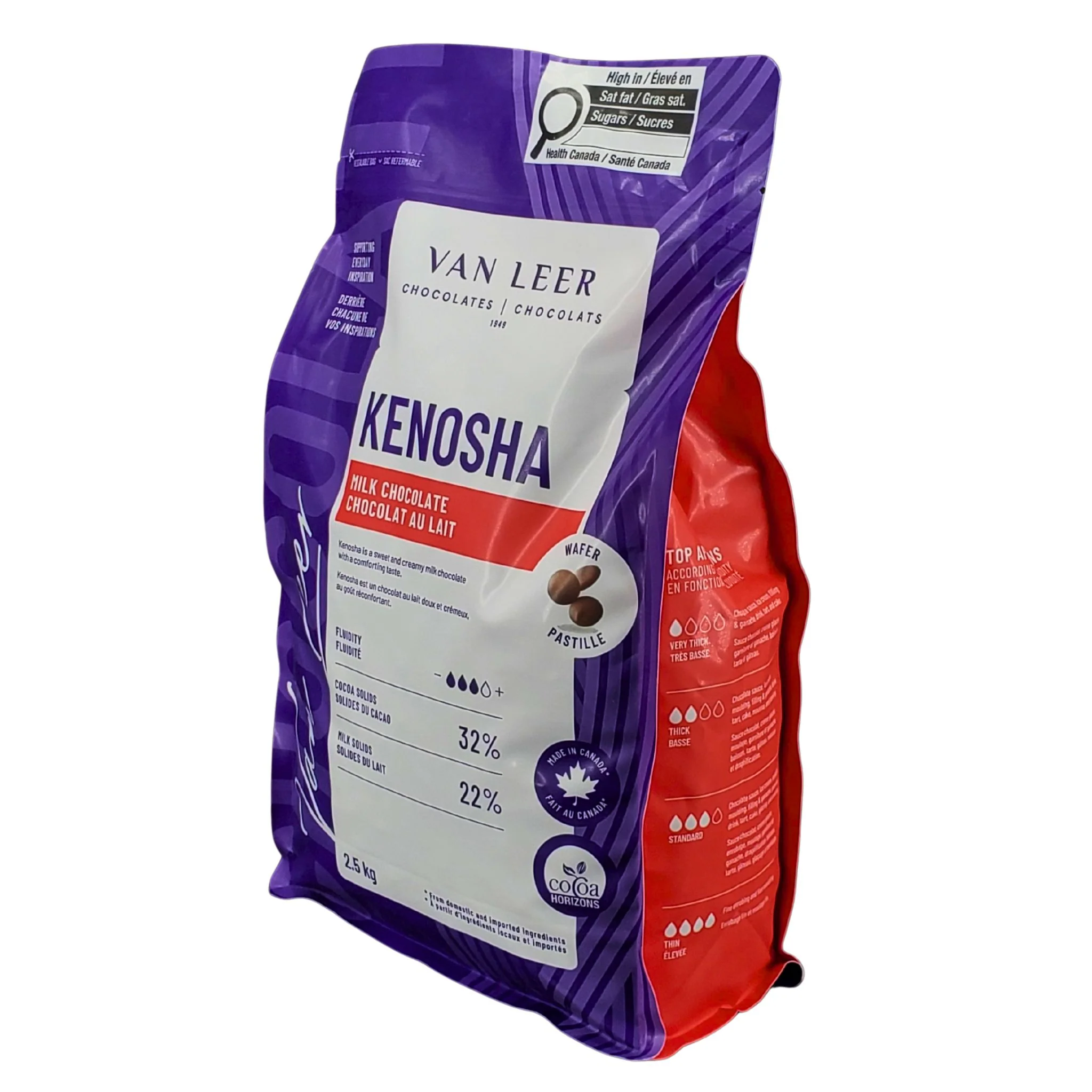 Van Leer - Milk Kenosha Chocolate - 2.5kg - Image 3