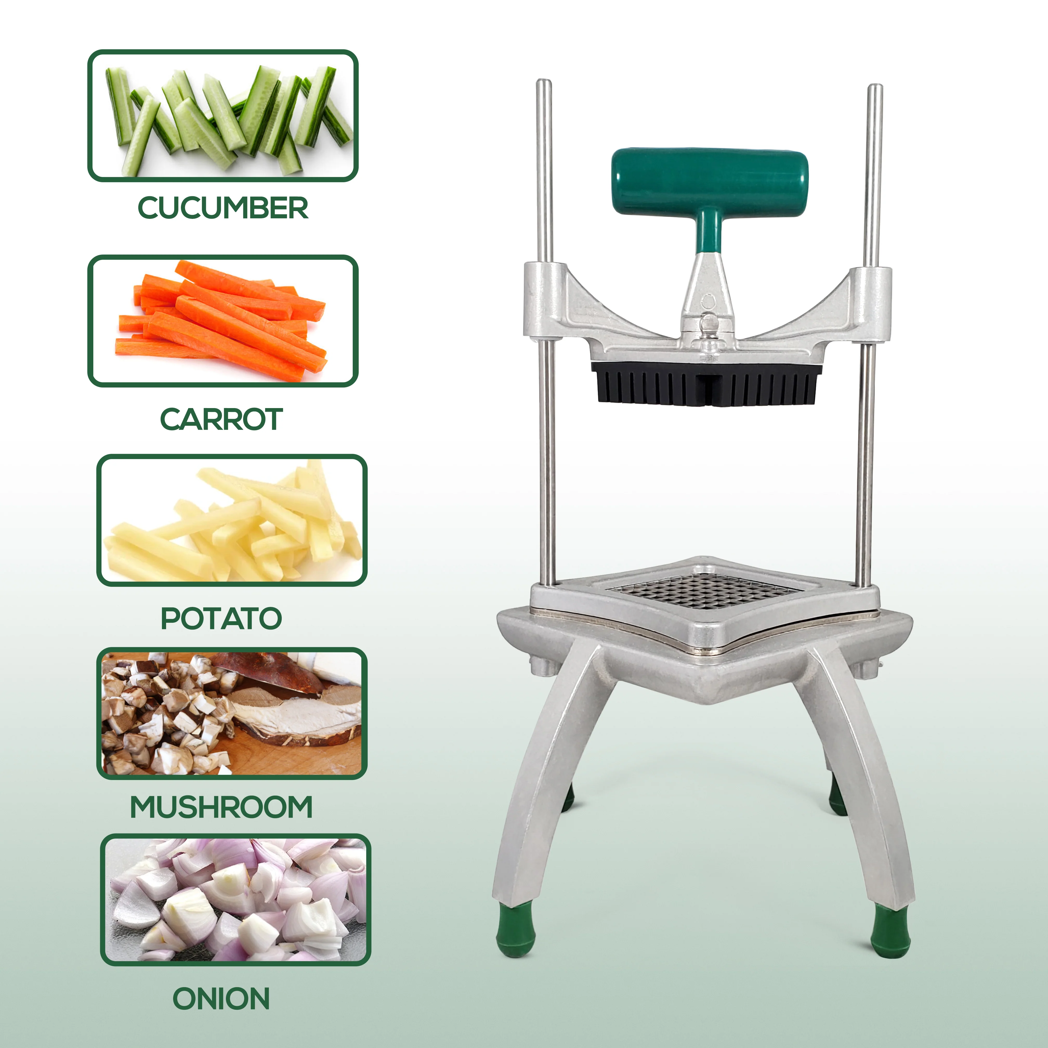 Vegetable Cutter with 3/8" Blade - QY-047-38 - Image 5
