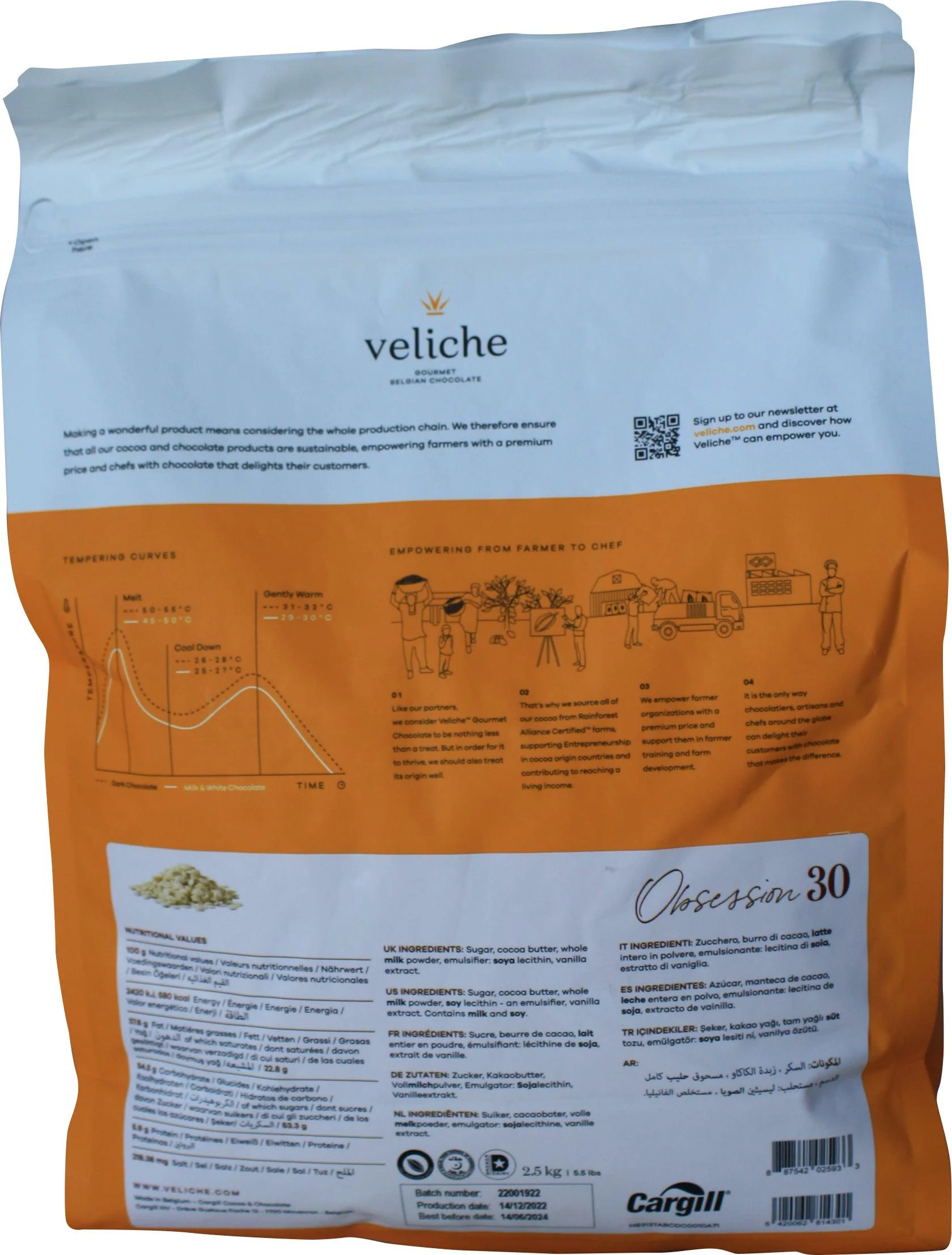 Veliche - White Chocolate Callets - 30% - Image 2
