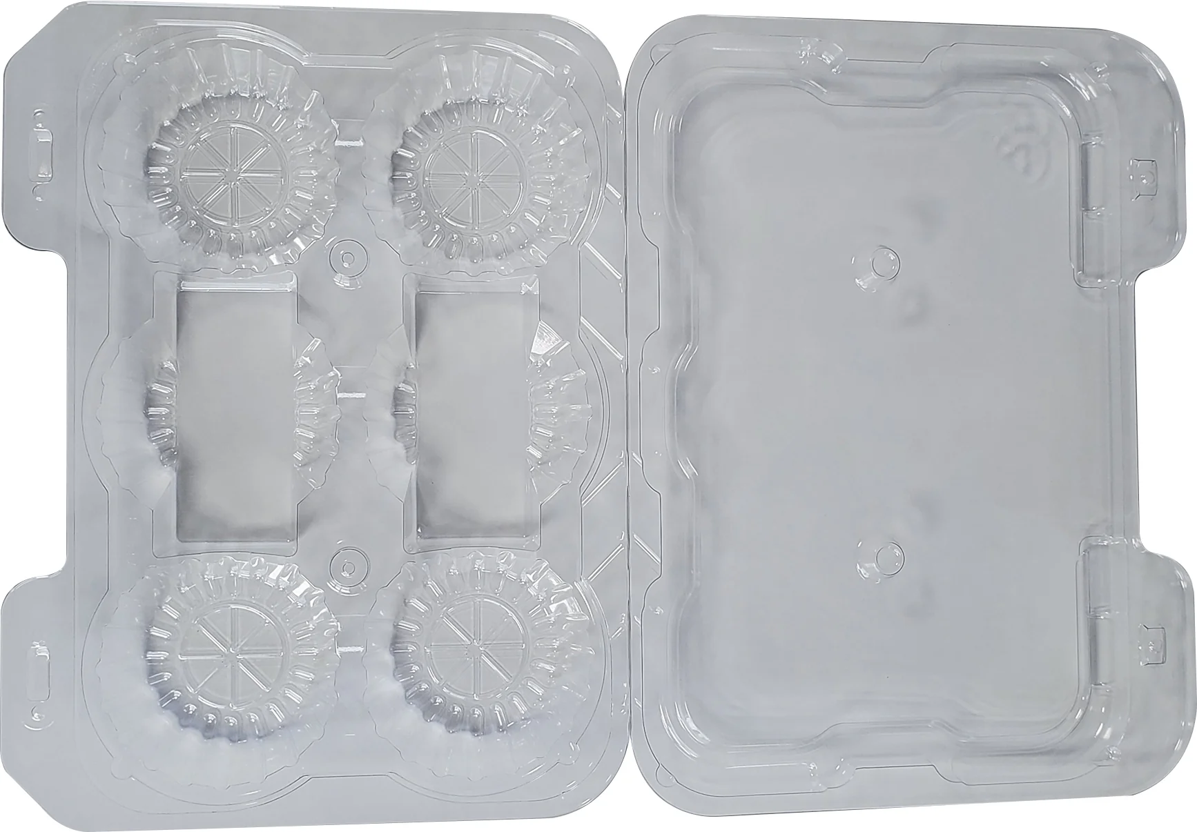 Vespa - 6 Large Tarts Container - 9.85" x 7.3" x 1.675" - OPS - VEL-042 - Image 2