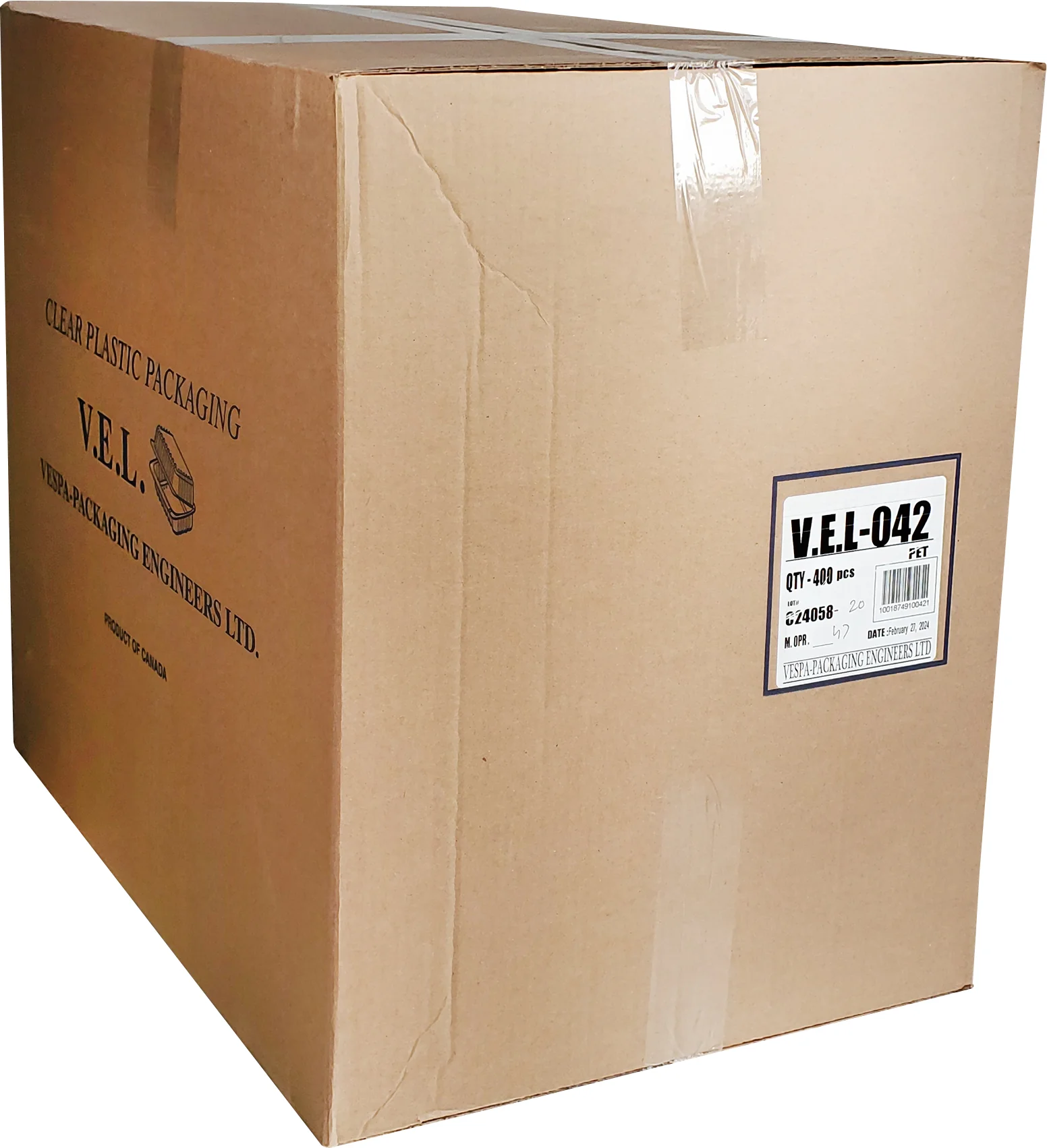 Vespa - 6 Large Tarts Container - 9.85" x 7.3" x 1.675" - OPS - VEL-042 - Image 3