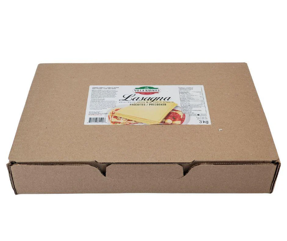 Villa Ravioli - Cooked - Pasta / Lasagna Sheets 8" x 11" - Image 3