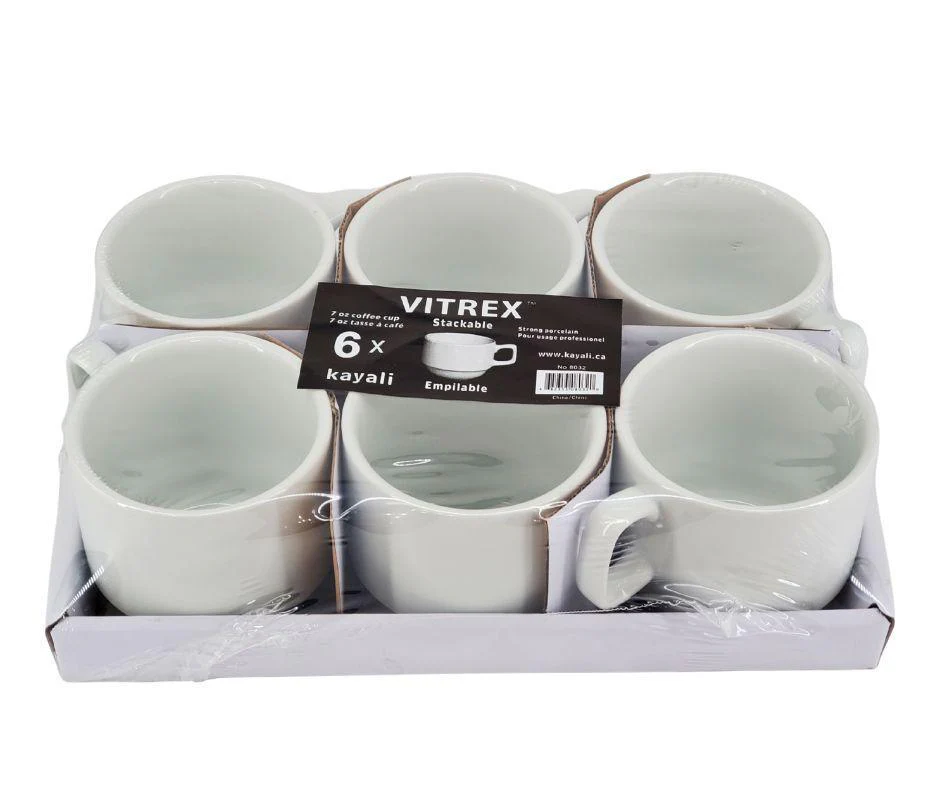 CLR - Vitrex - Stacking Cup - 7oz/207ML - Image 4