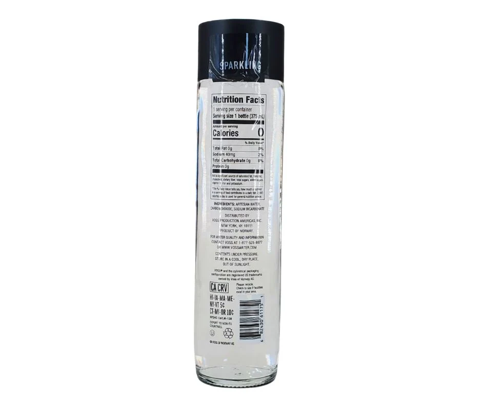 Voss - Water - Sparkling - 375ml - Image 2