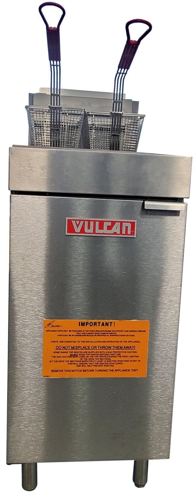 Vulcan - LG400 45LB - 120,000 BTU - Deep Fryer Natural Gas - Image 2