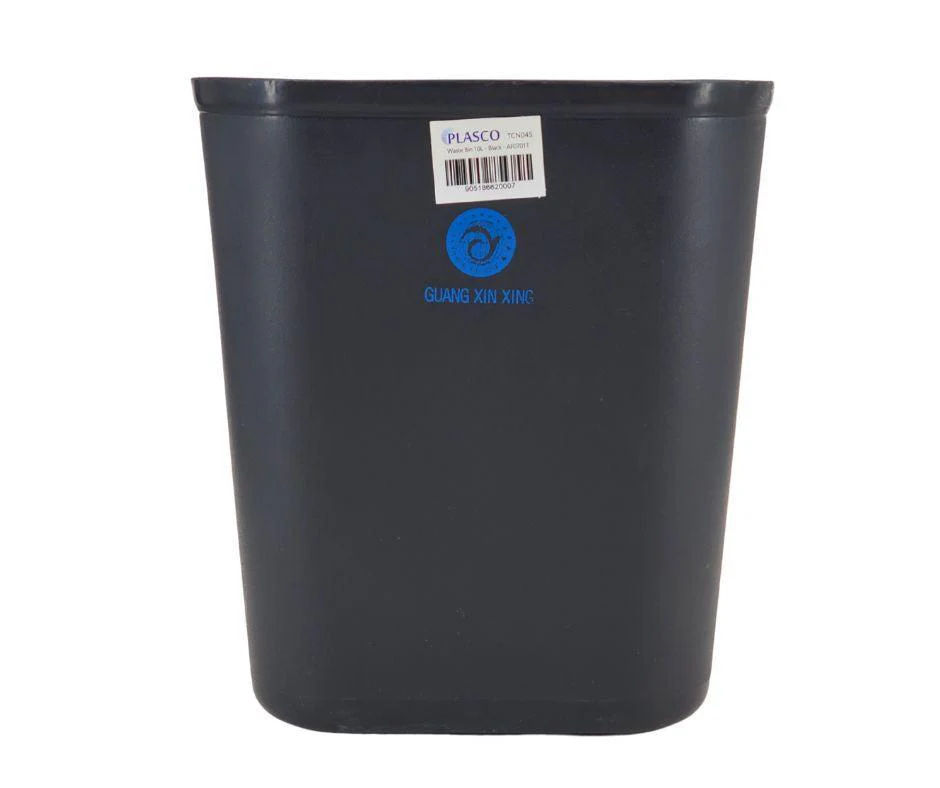 Waste Bin 10L - Black - AF07011 - Image 3