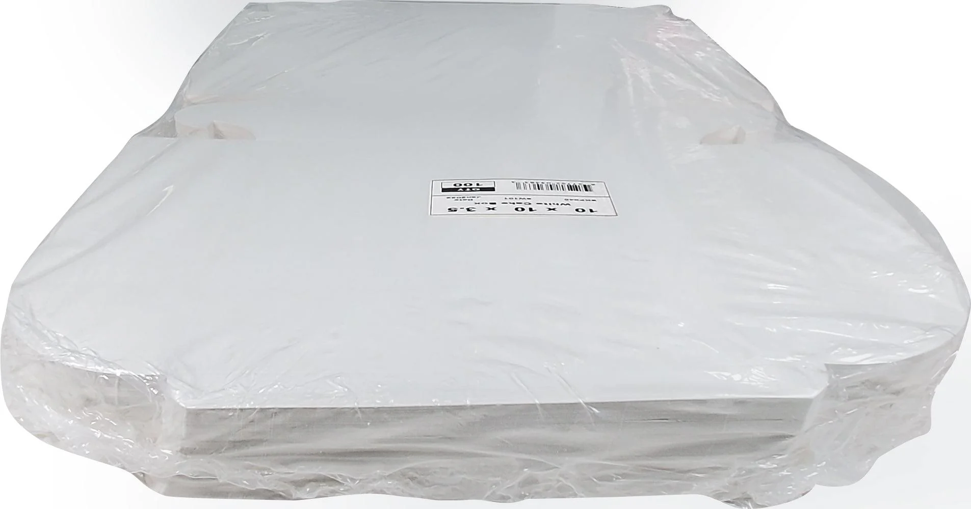 EB - White Cake Boxes - 10x10x3½ - Image 8
