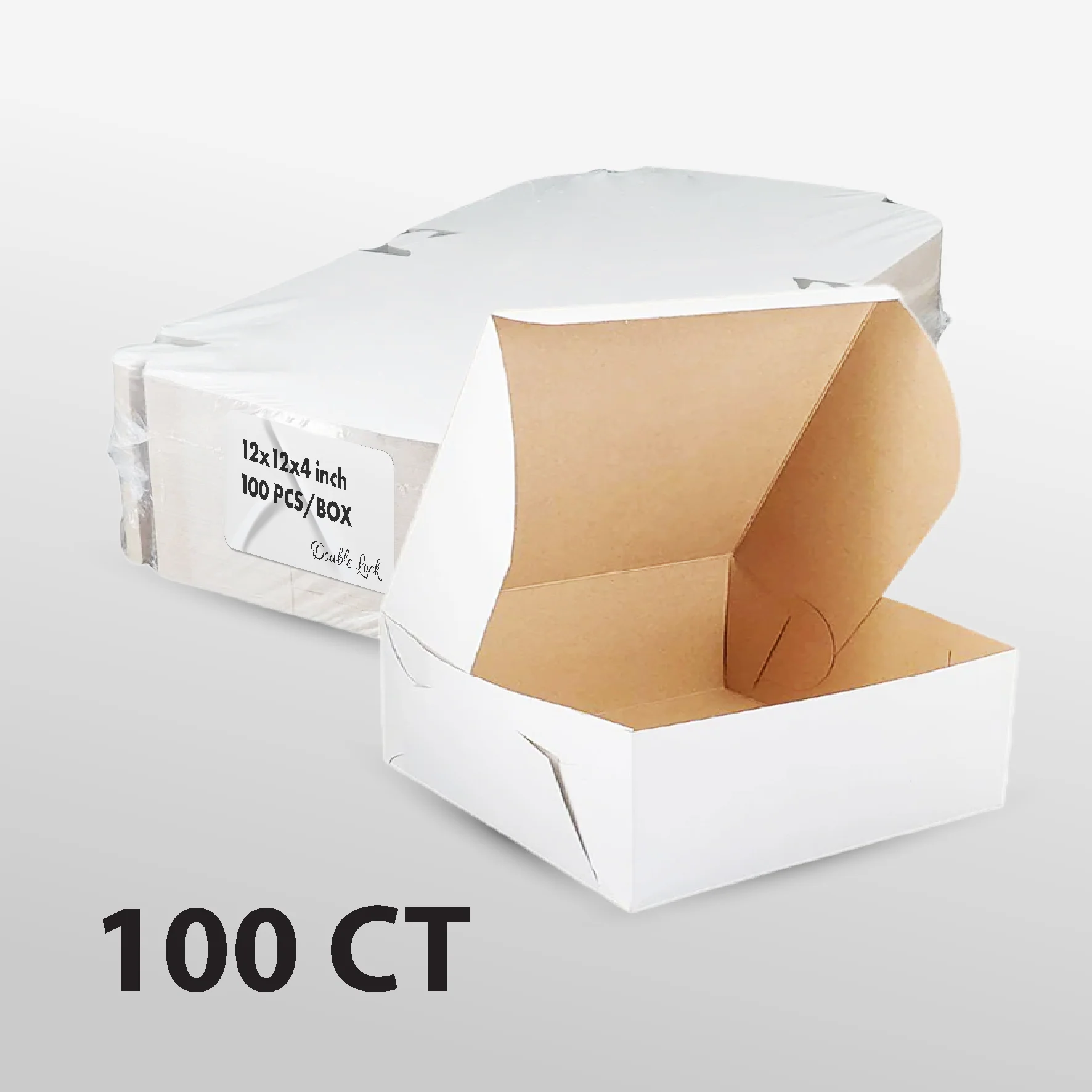 EB - White Cake Boxes - 12x12x4 - Image 7