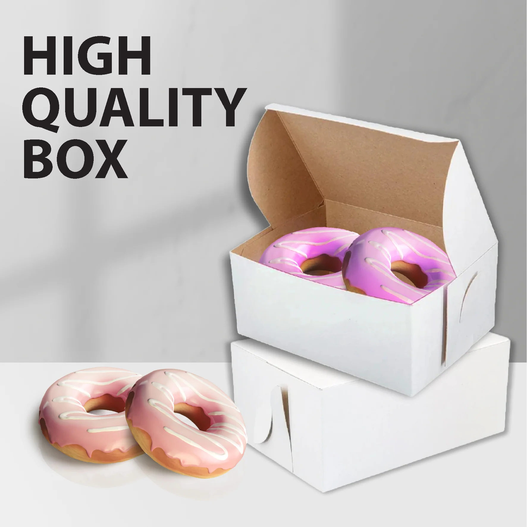 EB - White Cake Boxes - 8x5½x2½ - Image 4