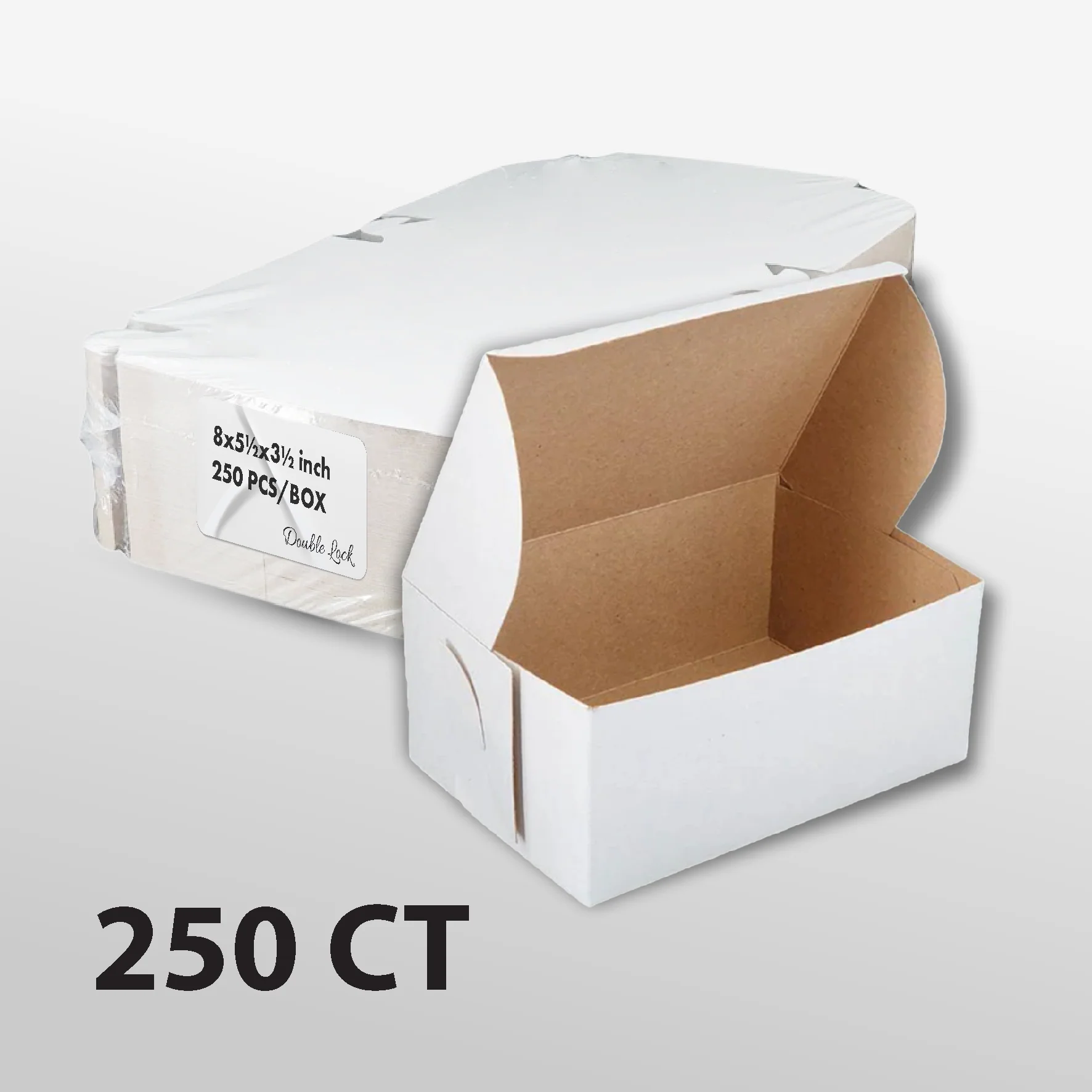 EB - White Cake Boxes - 8x5½x3½ - Image 3