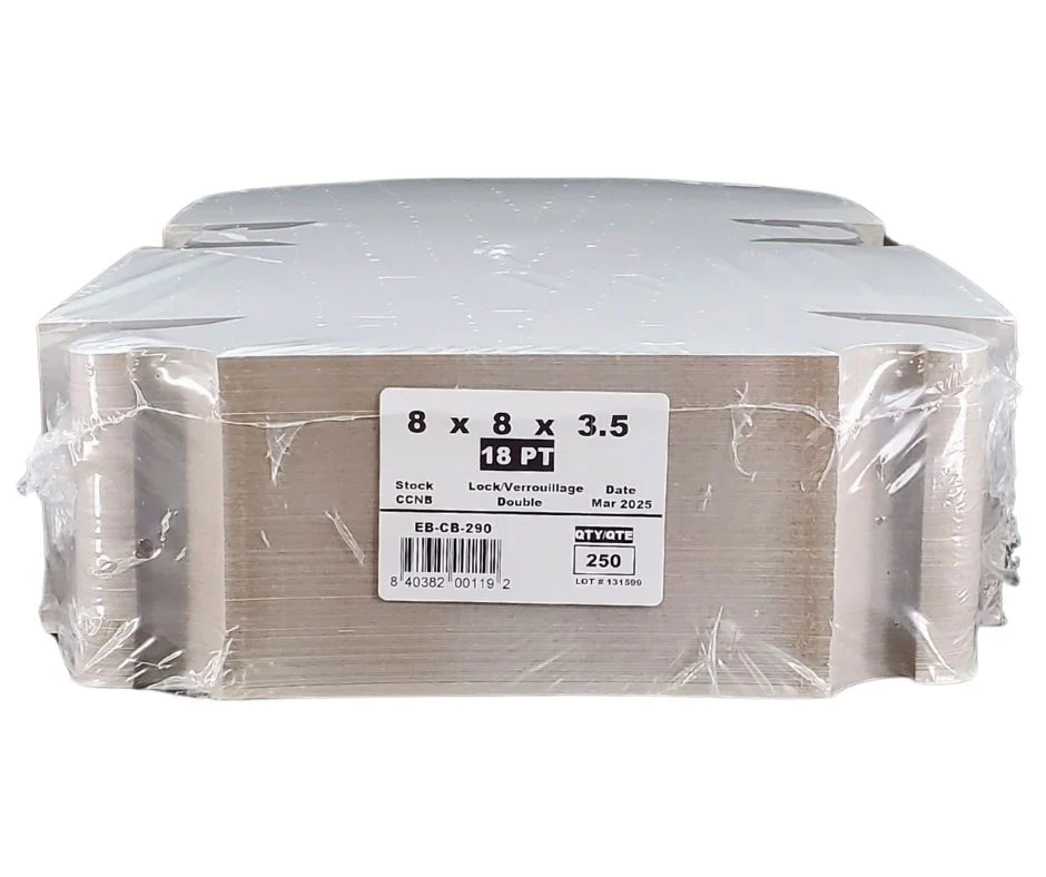 EB - White Cake Boxes - 8x8x3½ - Image 8