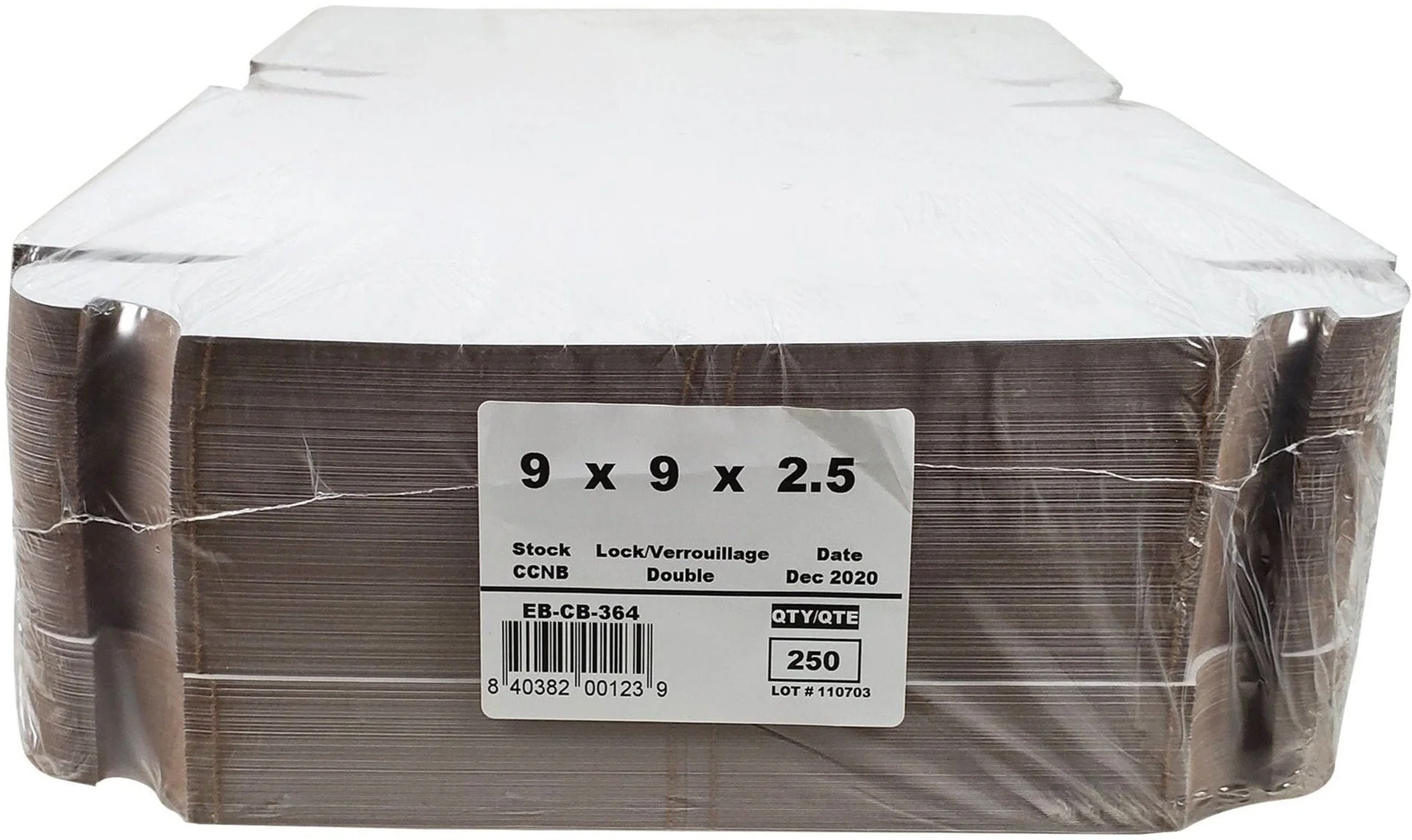 EB - White Cake Boxes - 9 x 9 x 2 1/2 - Image 8