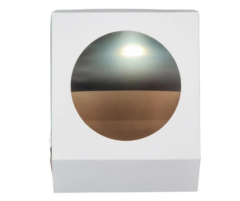 EB - White Cake Boxes - W/Window - 9x9x2.5 (Pie Box) - Image 7