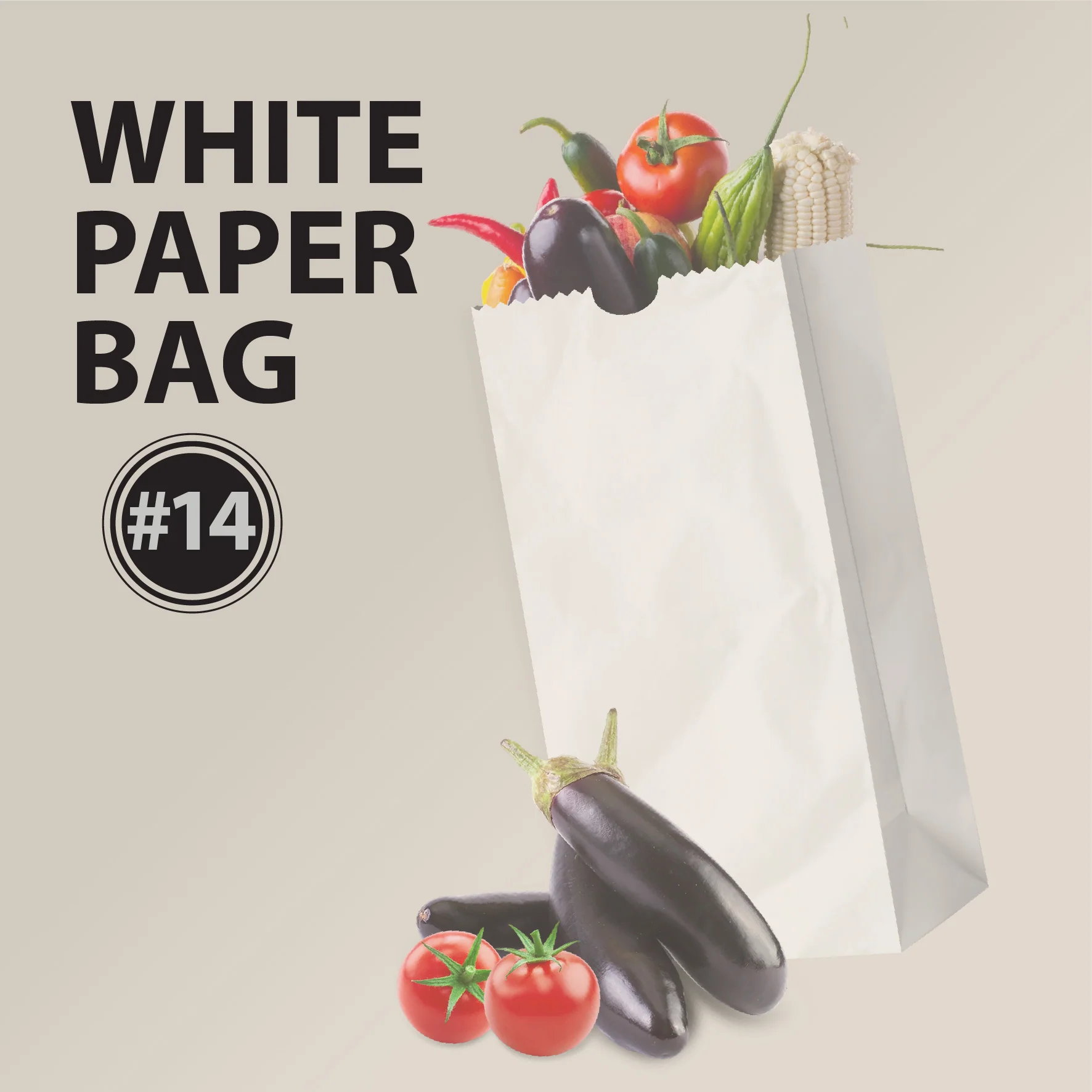 Paper Bags - White - #14 - Made in Canada - Image 8