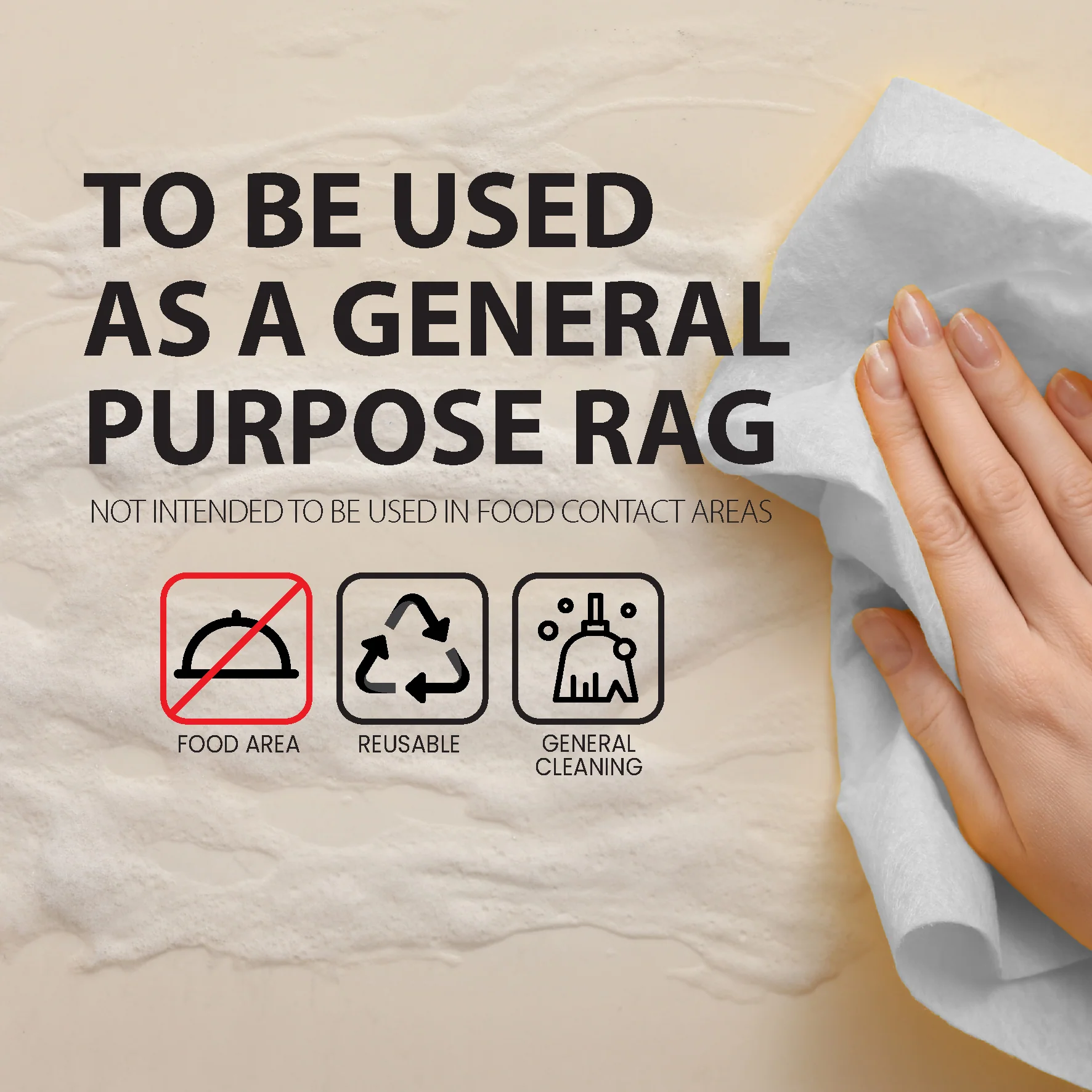 Wiping Rags - White - WipeW - Image 6