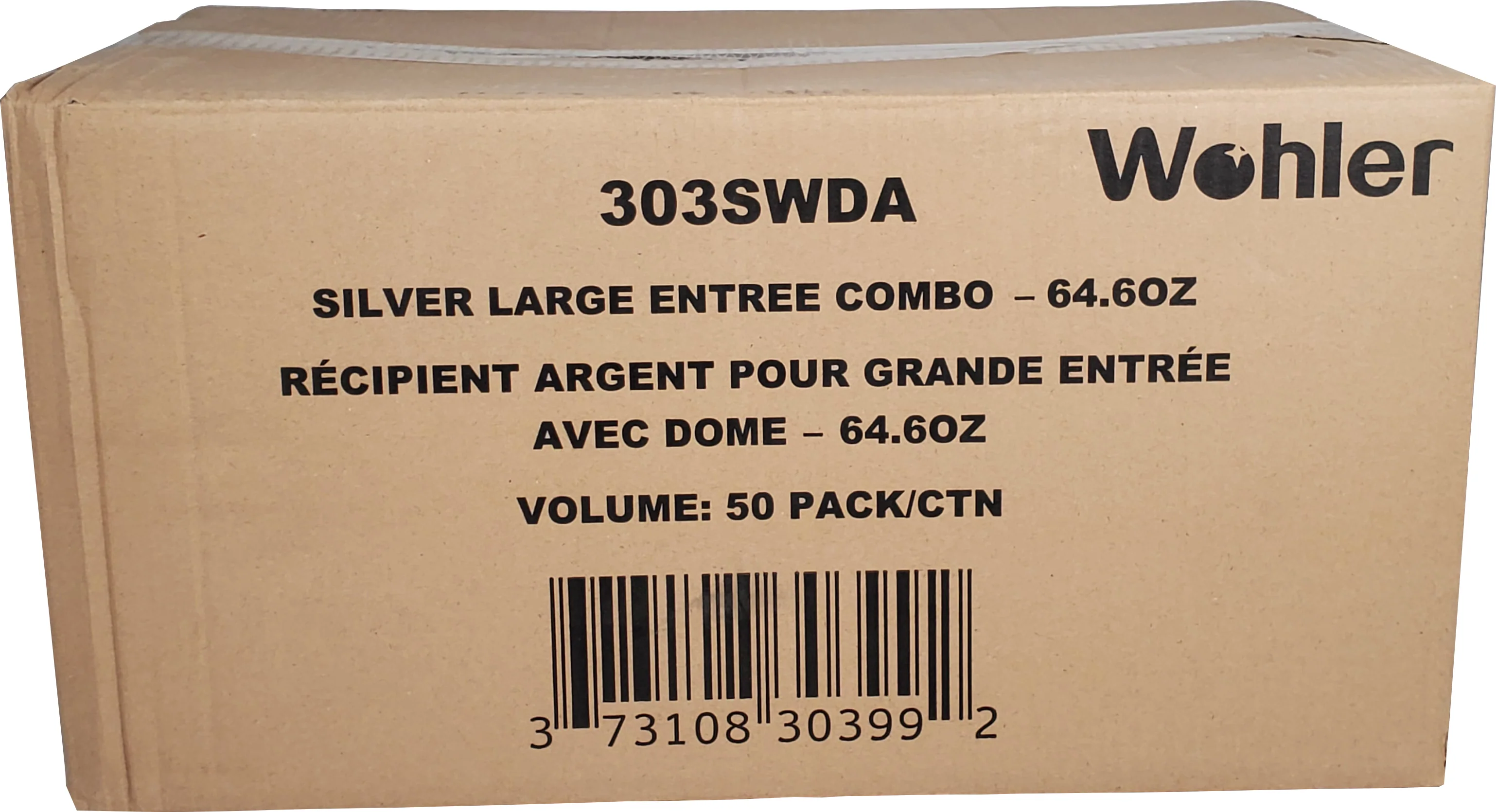 CLR - Wohler - Large Silver Entre Container W/Lid - Image 4