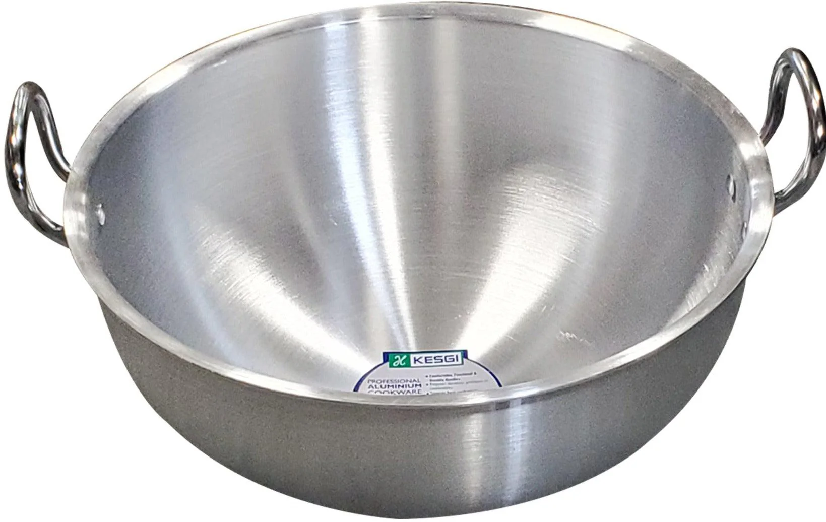 17"x7.4" - Wok - Aluminum w/Lid - Image 2