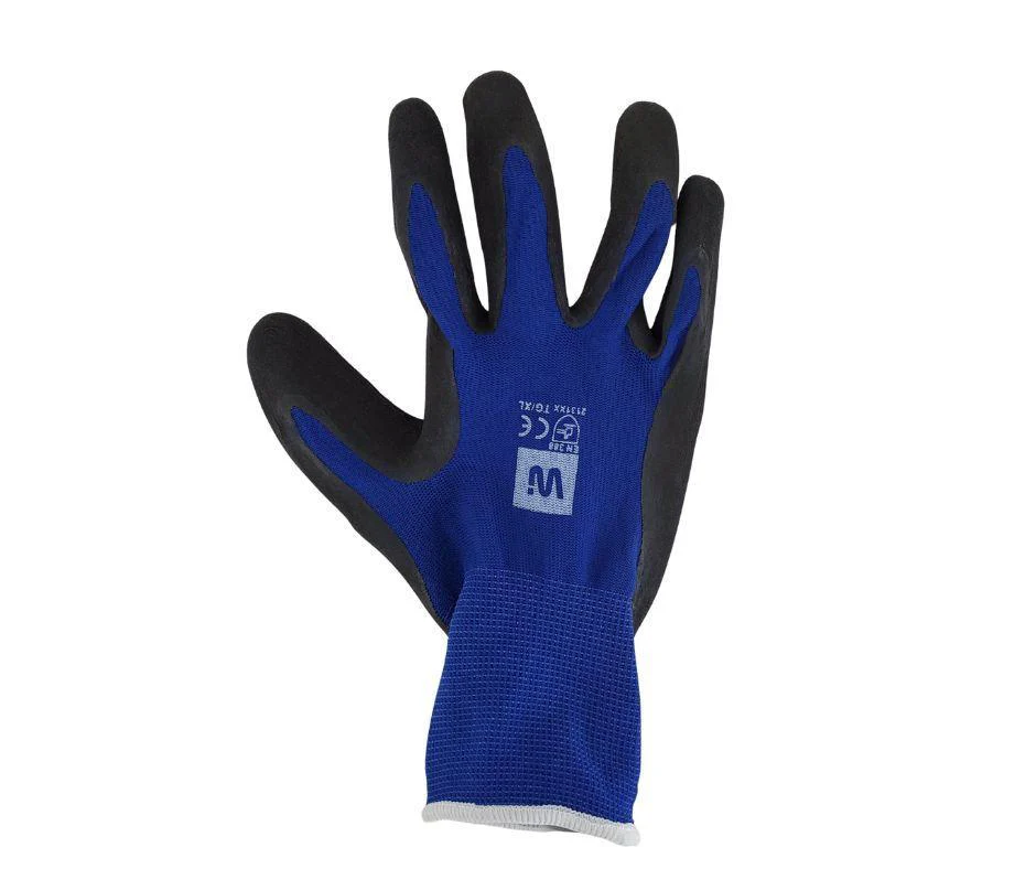 CLR - Work-Eze - Ice Gripper Nylon Gloves - X-Large - Blue - Image 2