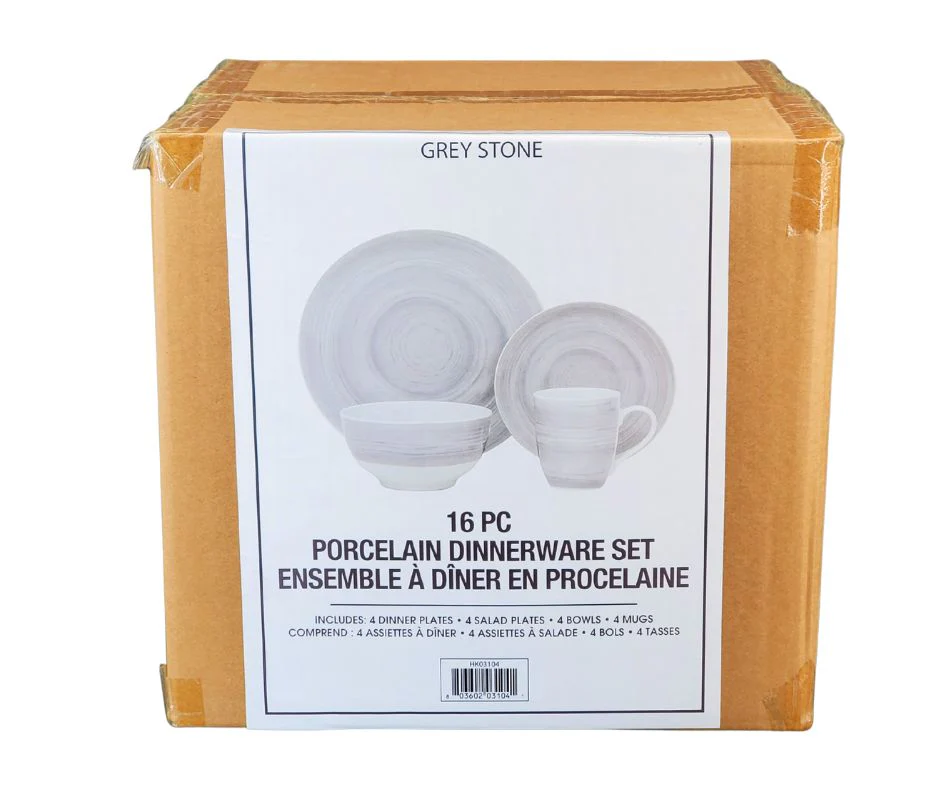 CLR - S&CO - Dinnerware Set - Grey Stone (16 PCS) - Discontinued - Image 2