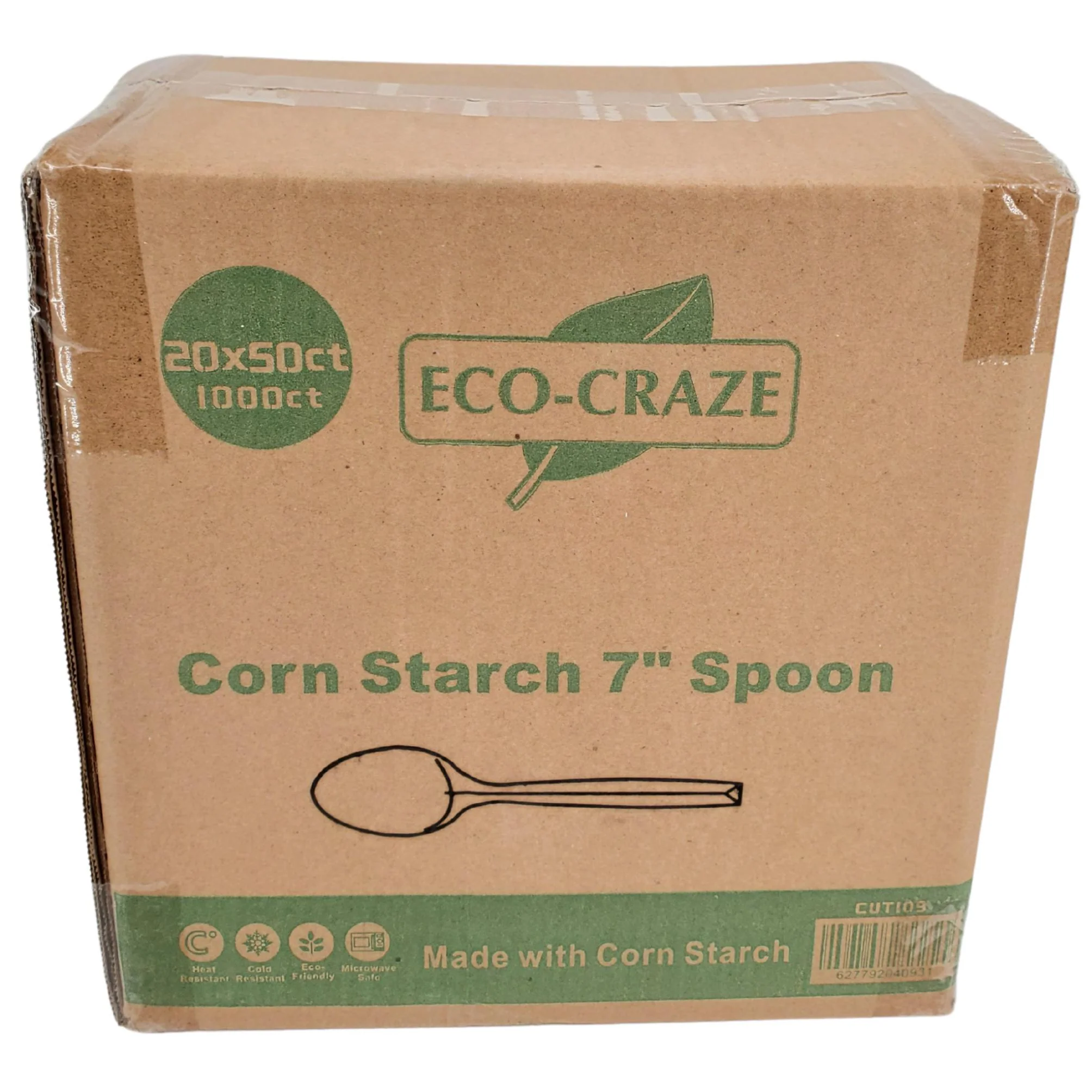 Eco-Craze - Corn Starch 7" Spoon - Image 5