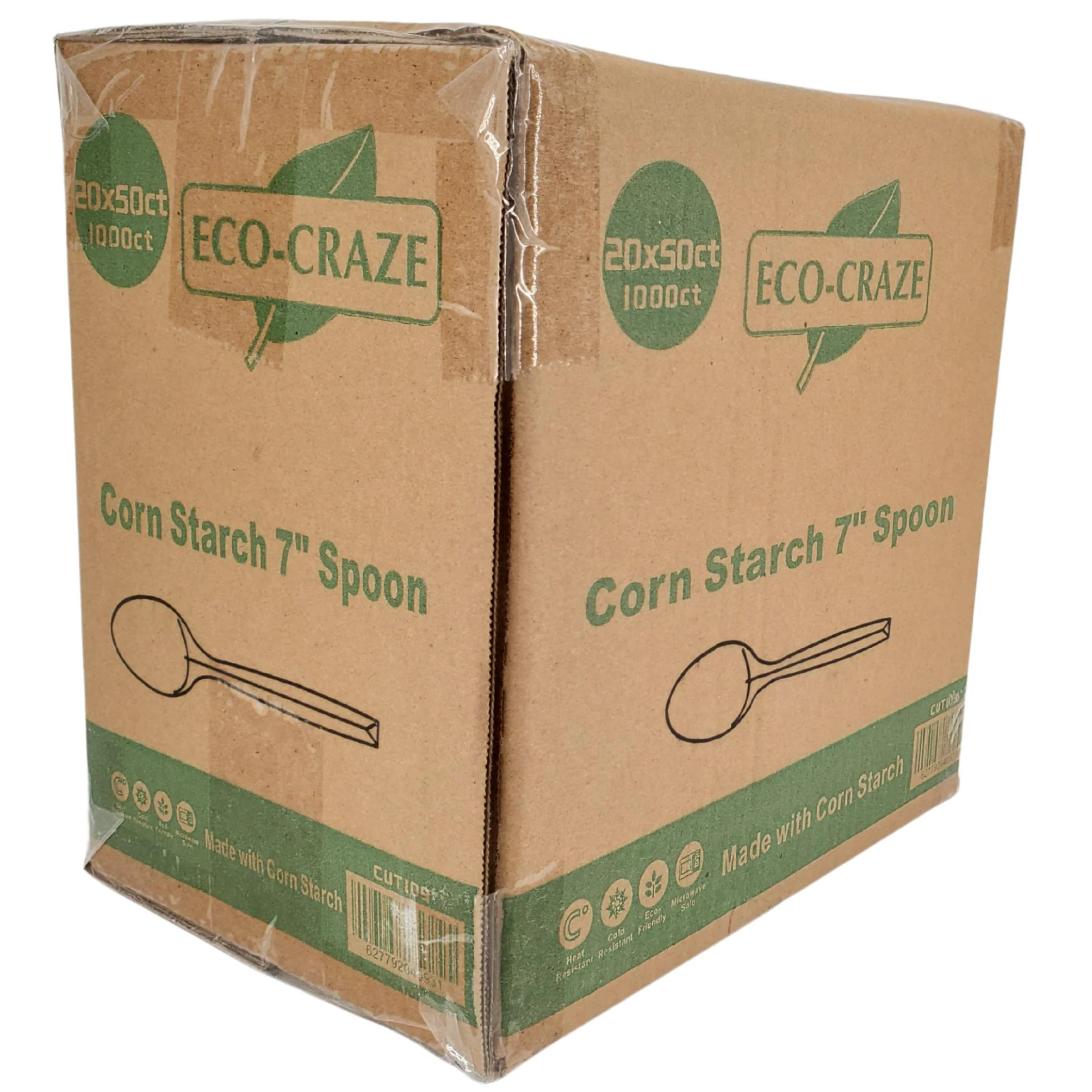 Eco-Craze - Corn Starch 7" Spoon - Image 6