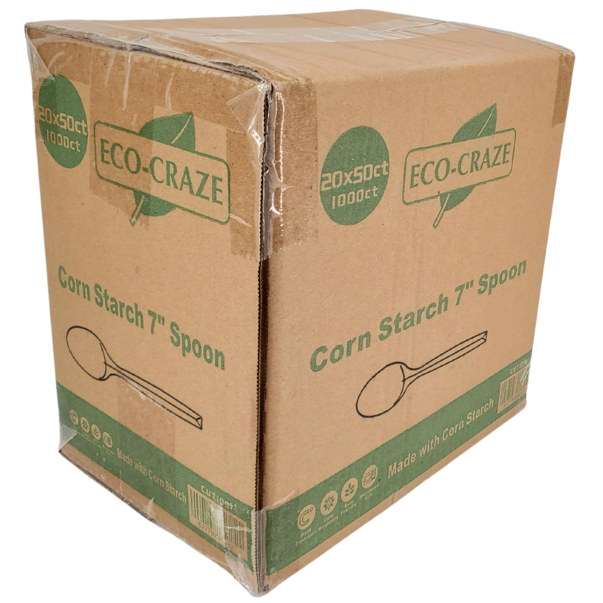 Eco-Craze - Corn Starch 7" Spoon - Image 7