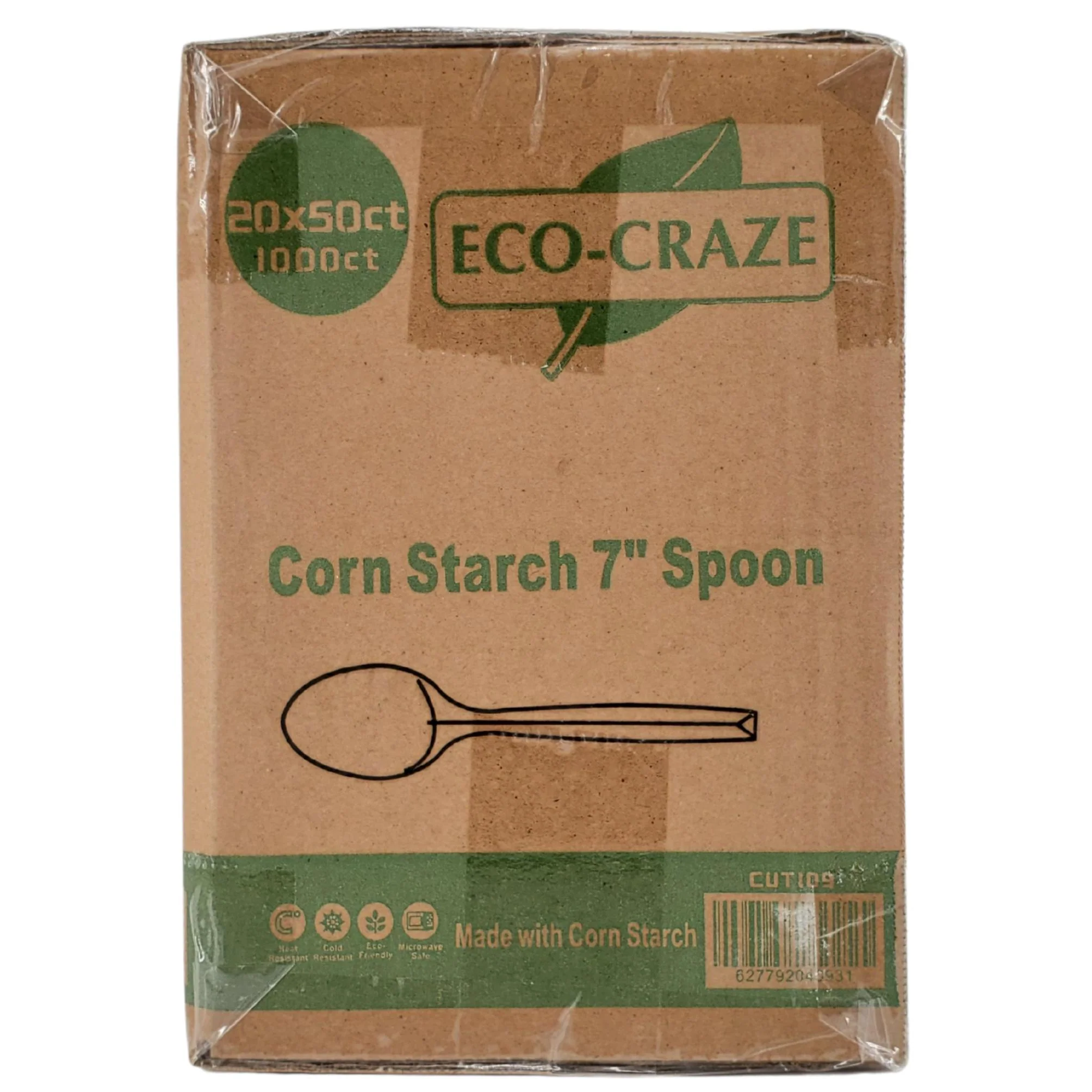 Eco-Craze - Corn Starch 7" Spoon - Image 8