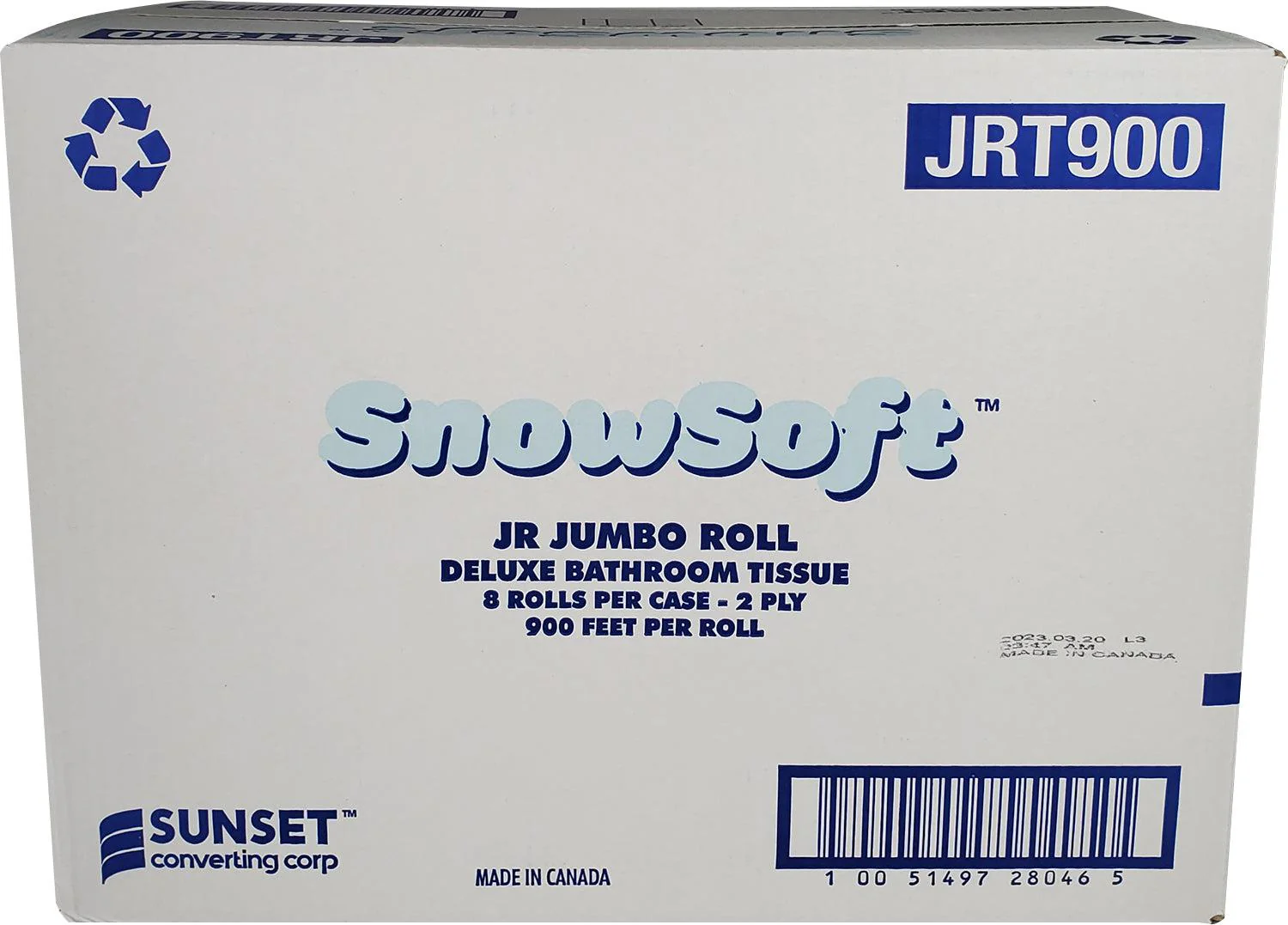 Snow Soft - Jumbo Bathroom Roll - Jrt900 - Image 3