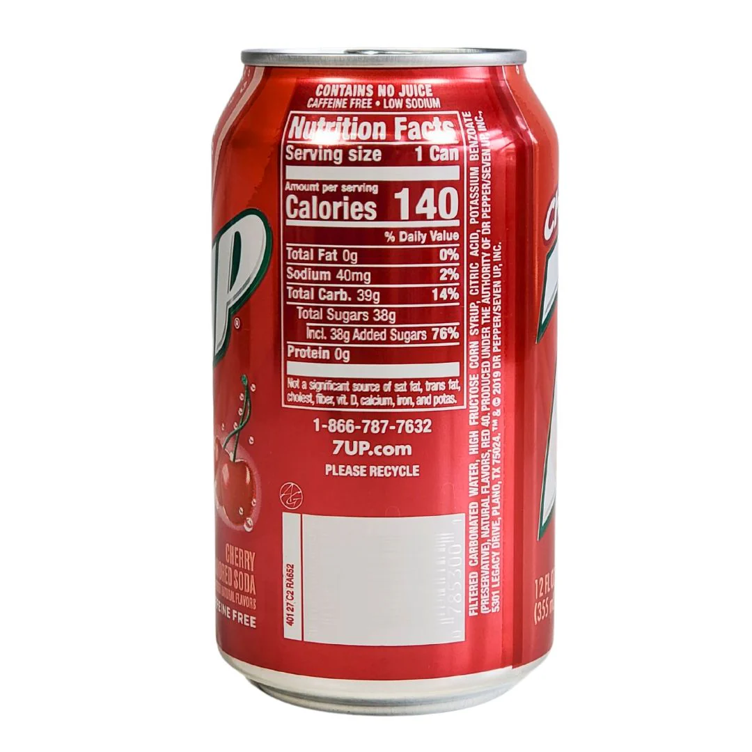 7up/Cherry - Cans - Image 2