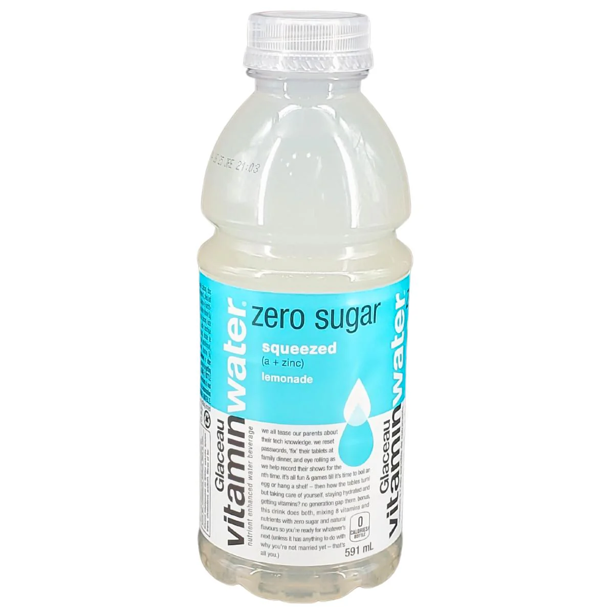 Glaceau - Vitamin Water - Zero Sugar Lemonade - Bottles - Image 2