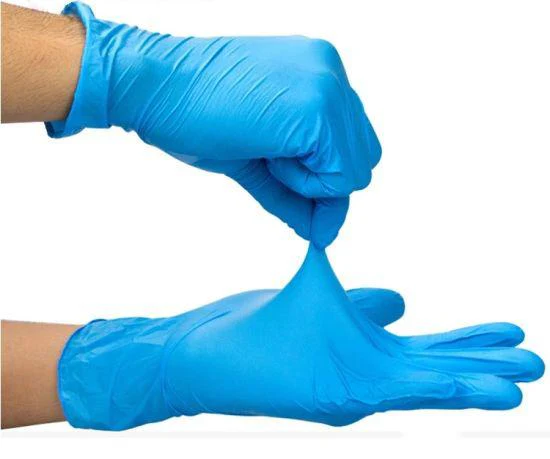 Advance Care - Nitrile Gloves Exam - Blue - Medium - Image 2