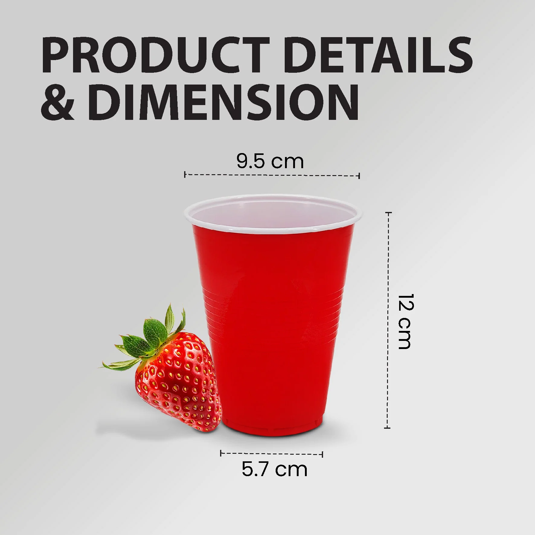 Morning Dew - 16oz - Red Party Cups - PP16R - Image 3