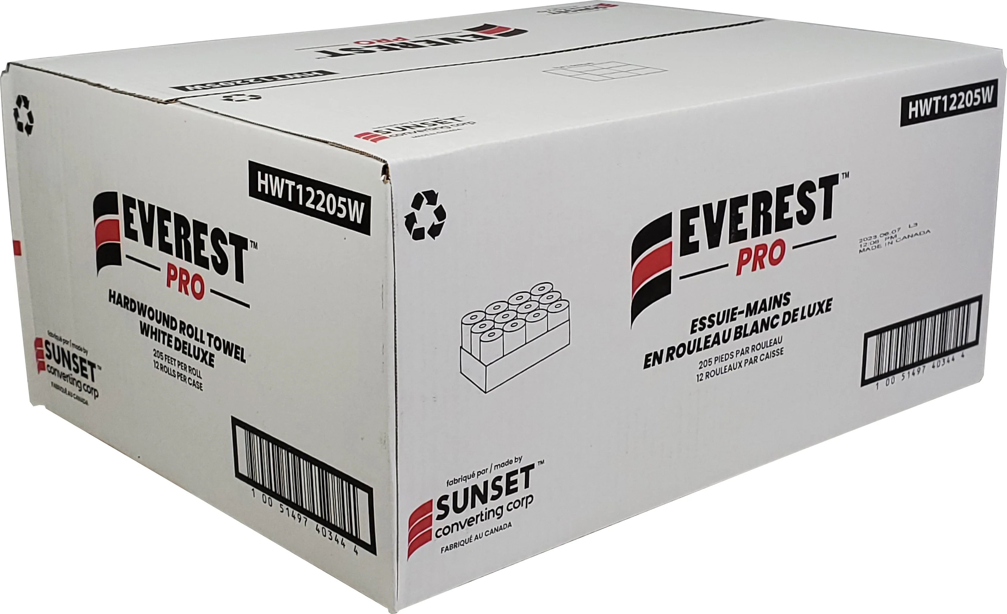 Everest Pro - White Paper Hand Towel - 205 - HWT12205W - Image 2
