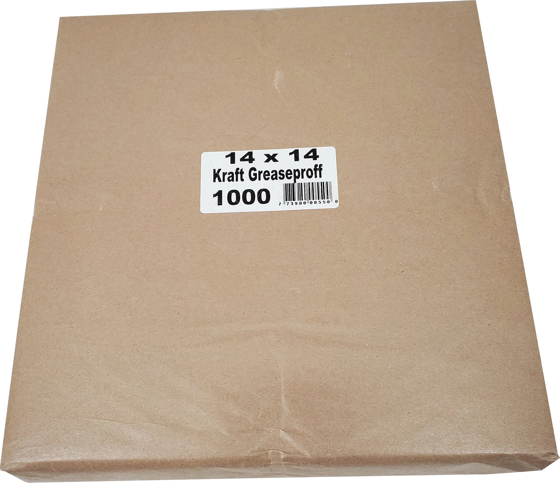 Grease Proof Sheet - 14"x14" - Kraft - Image 2