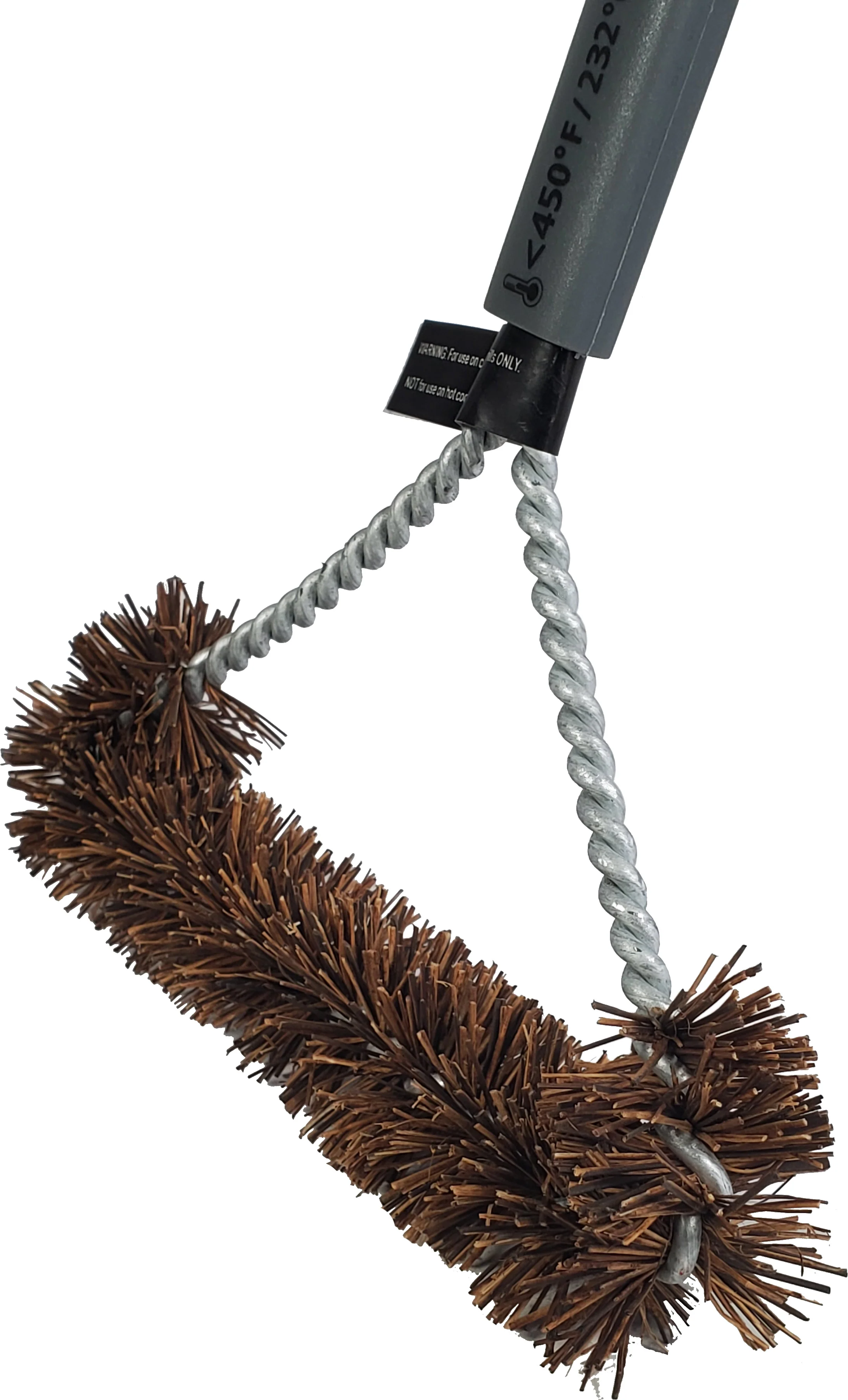 BBQ SS Wire Brush w/Scraper 19" - 81104 - Image 2