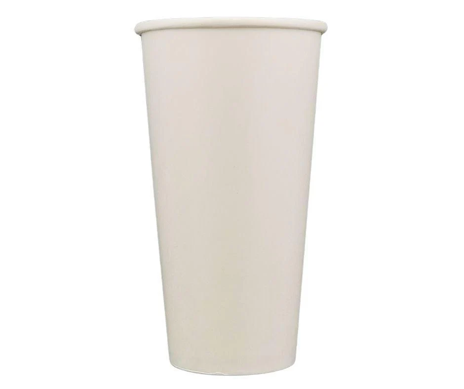 Morning Dew - 20 oz Hot Paper Cups - White - H20W - Image 3