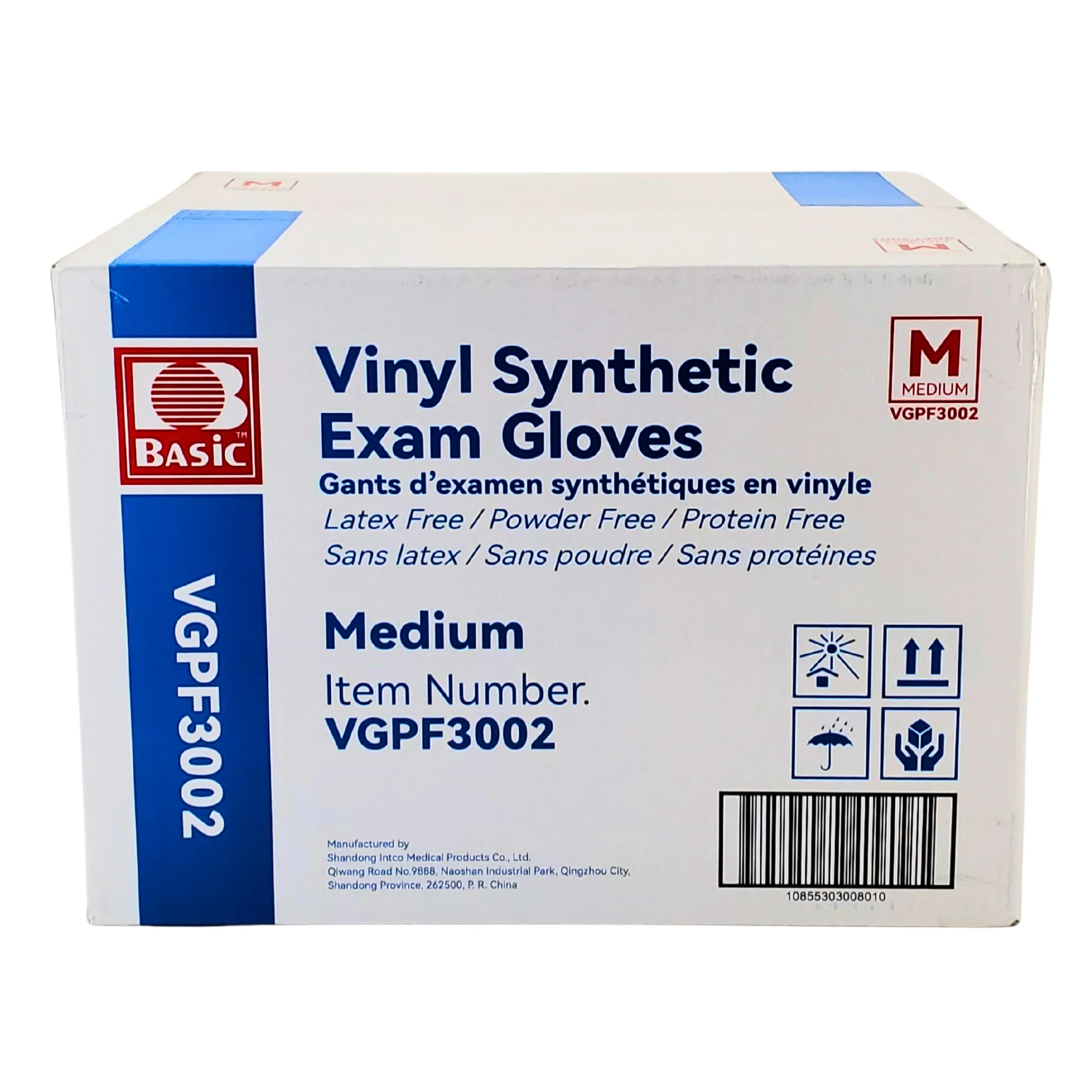 Basic - Vinyl Gloves Exam - Clear - Medium - Powder Free - Image 7