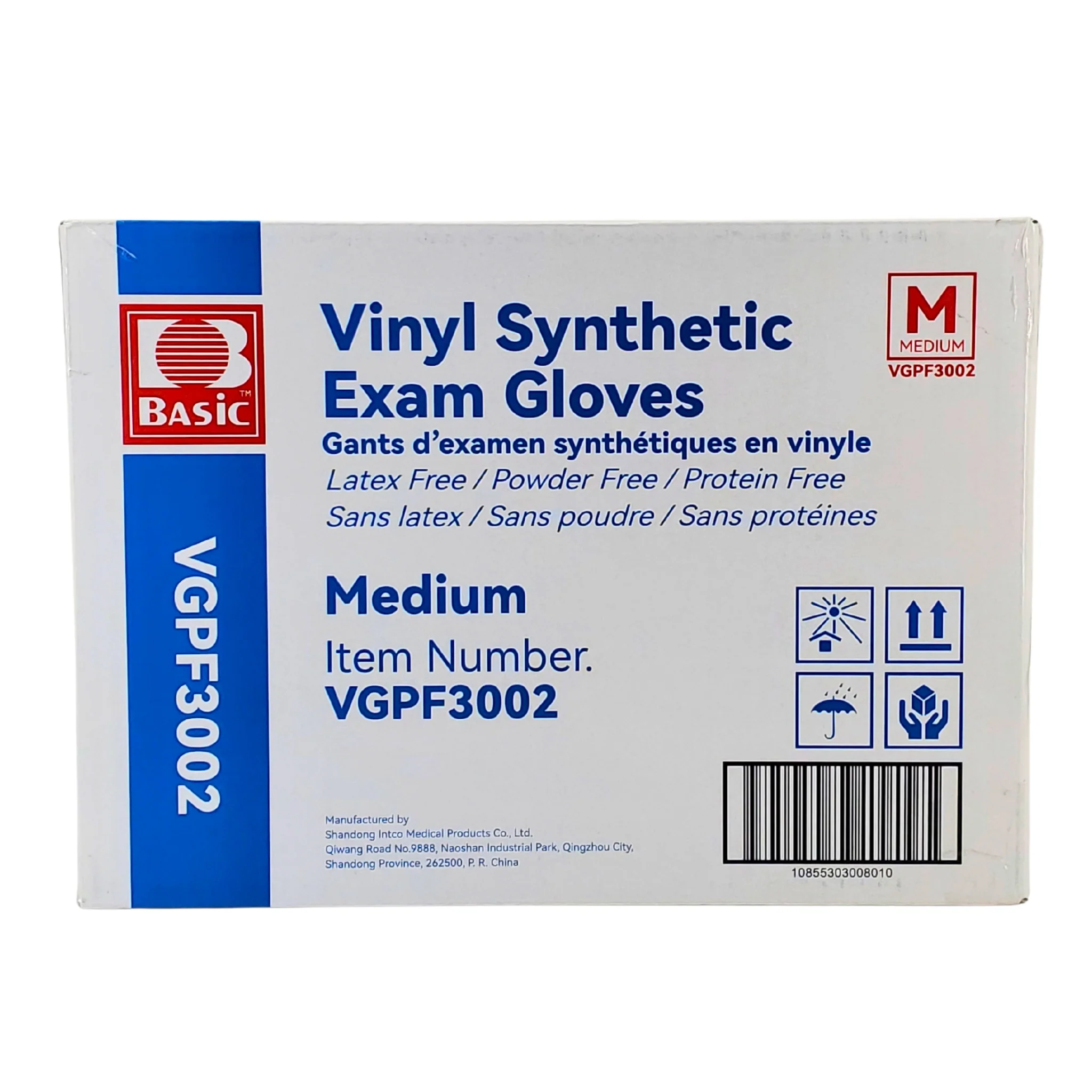Basic - Vinyl Gloves Exam - Clear - Medium - Powder Free - Image 8