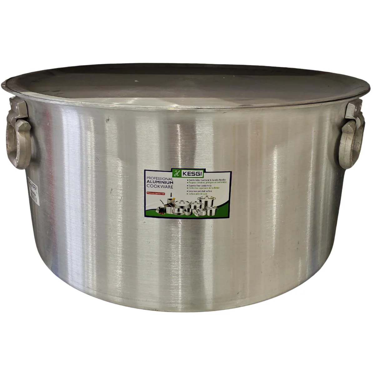 Heavy Duty Sauce Pot 242L - 35"x15" w/Lid - Image 2