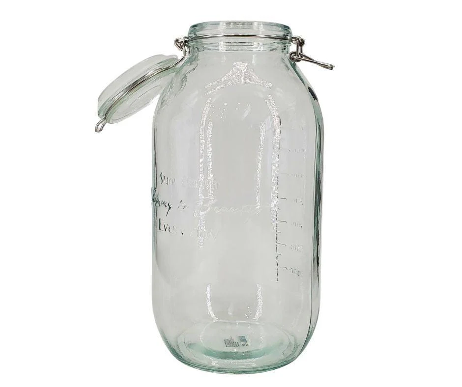 Pougine - 5L Sealed Glass Storage Jar w/ Scale - Image 4