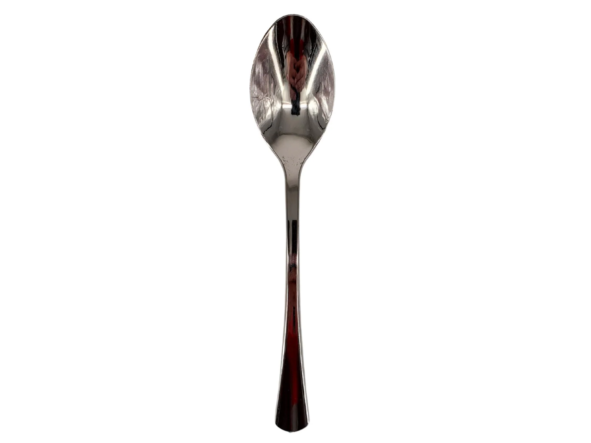 Plastic Soup Spoon - Silver - 18.9cm - SS67 - Image 2